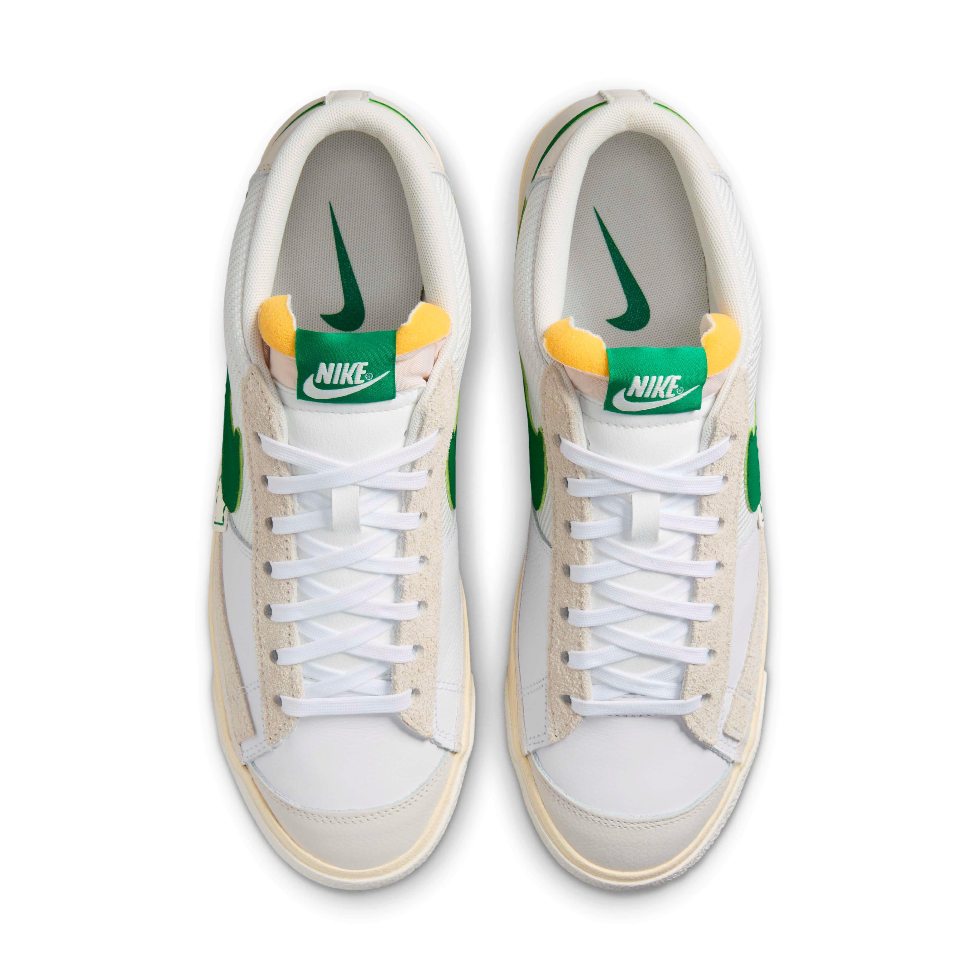 Nike Blazer Low Pro Club "Summit White/White/Phantom/Malachite" Men's Shoe - WHITE/WHITE/PHANTOM/MALACHITE Thumbnail View 4