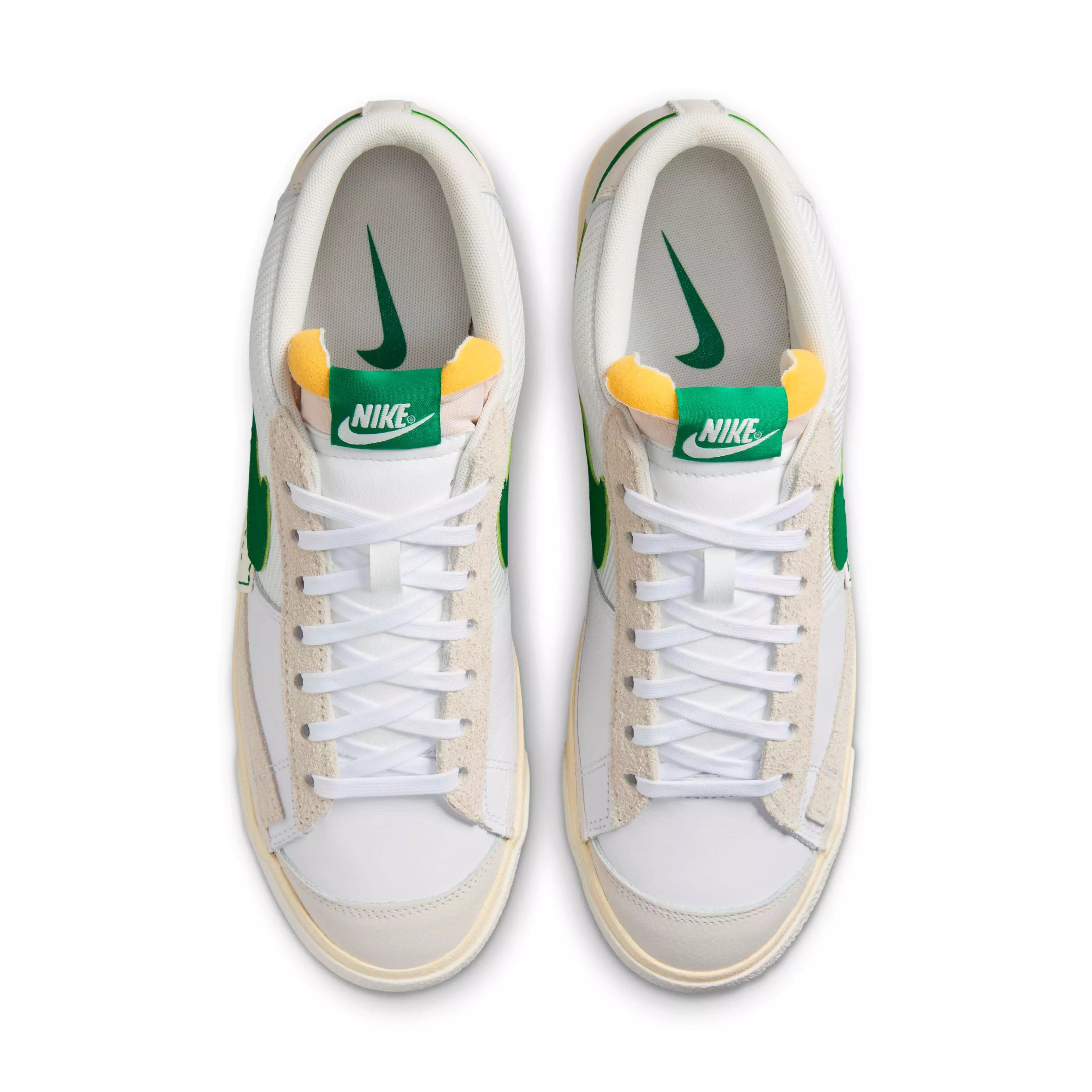 Nike Blazer Low Pro Club "Summit White/White/Phantom/Malachite" Men's Shoe - WHITE/WHITE/PHANTOM/MALACHITE