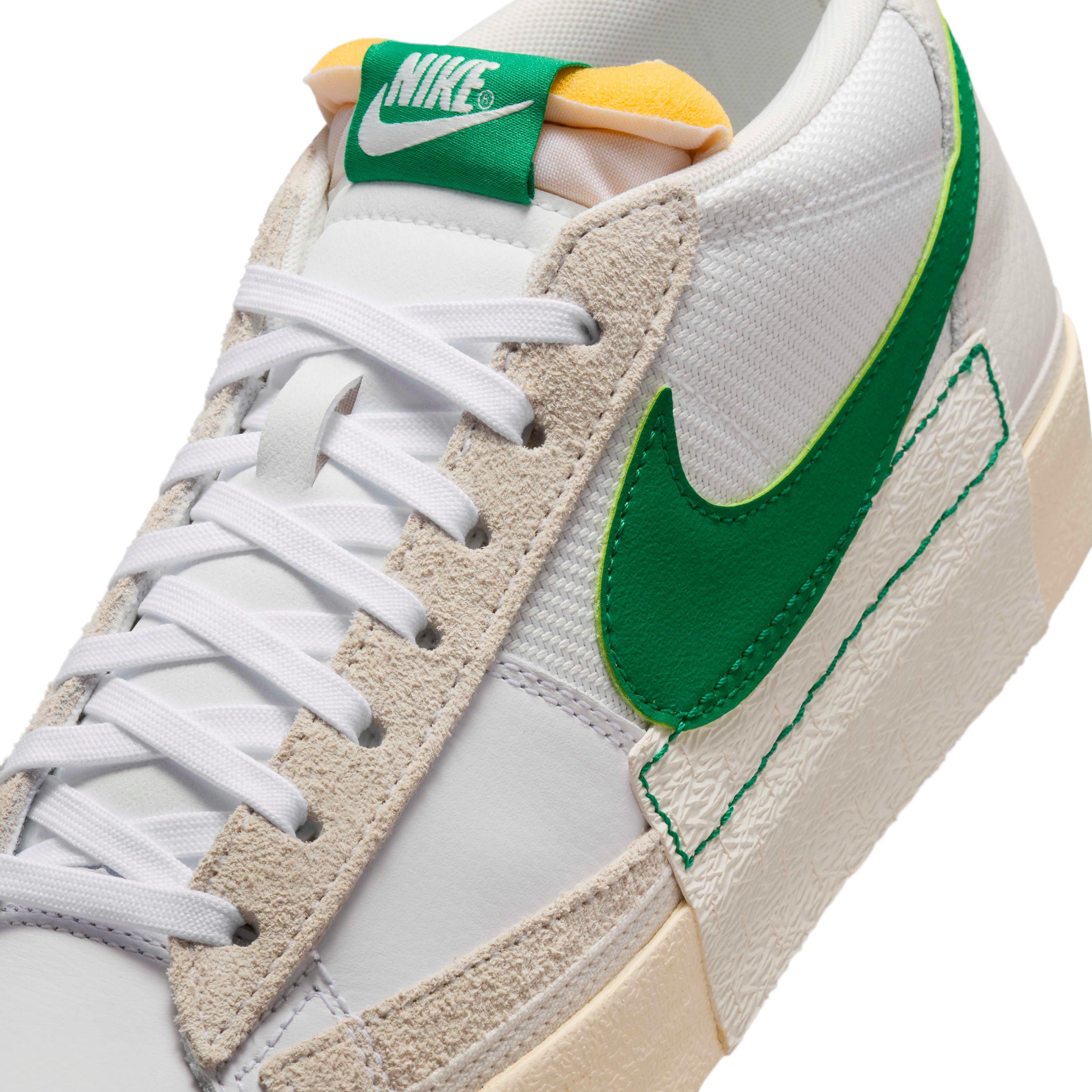 Nike Blazer Low Pro Club "Summit White/White/Phantom/Malachite" Men's Shoe - WHITE/WHITE/PHANTOM/MALACHITE Thumbnail View 7
