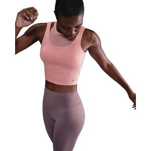 Nike Women's One Fitted Dri-FIT Cropped Tank Top - Pink
