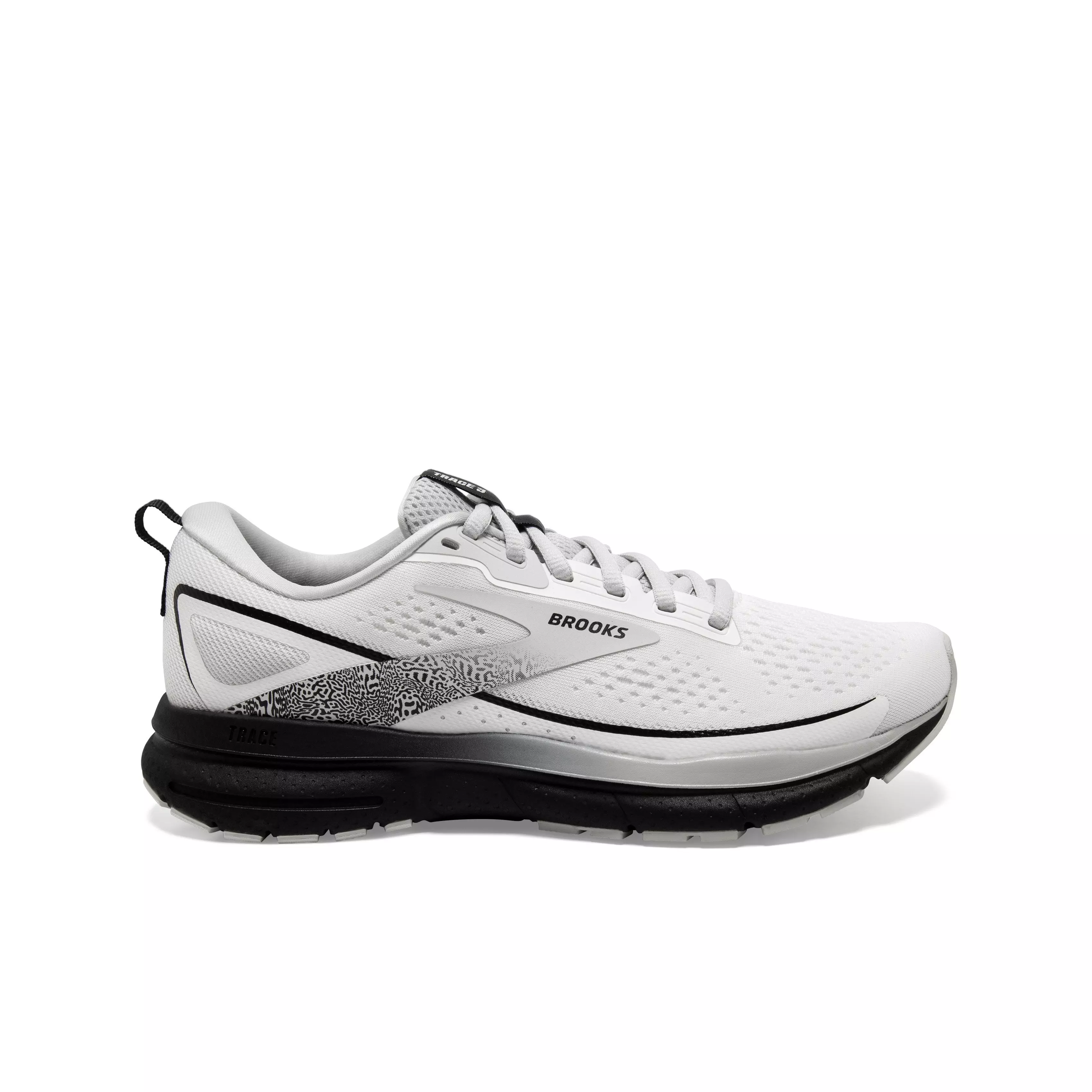 Brooks Trace 3 "White/Oyster/Black" Women's Running Shoe - WHITE/OYSTER/BLACK
