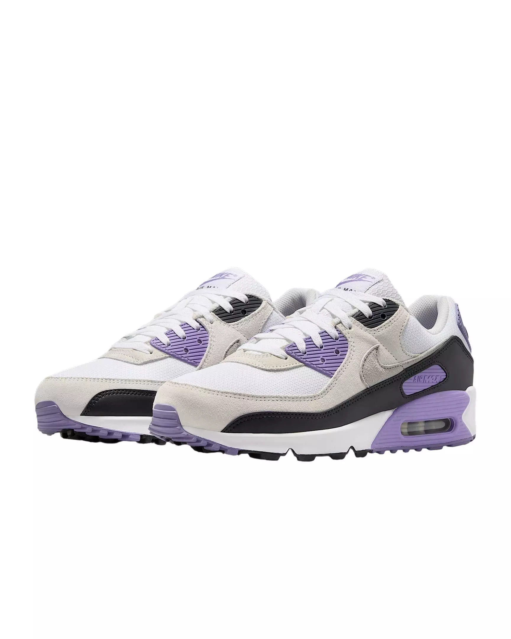Nike Air Max 90 "White/Dusty Amethyst/Photon Dust/Light Smoke Grey" Men's Shoe - WHITE/AMETHYST/PHOTON/LT GREY