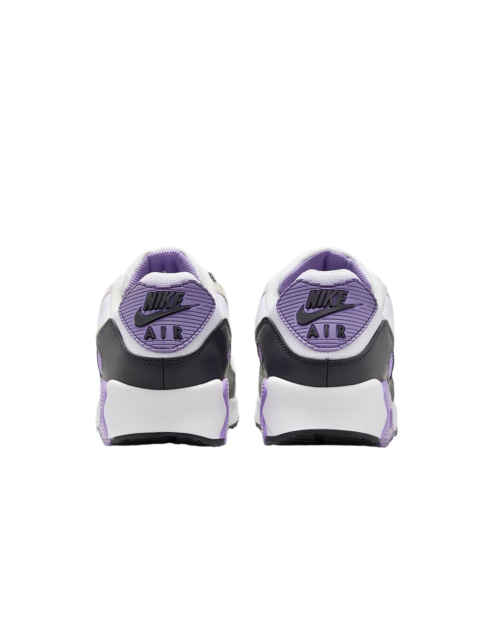 Nike Air Max 90 "White/Dusty Amethyst/Photon Dust/Light Smoke Grey" Men's Shoe - WHITE/AMETHYST/PHOTON/LT GREY Thumbnail View 5