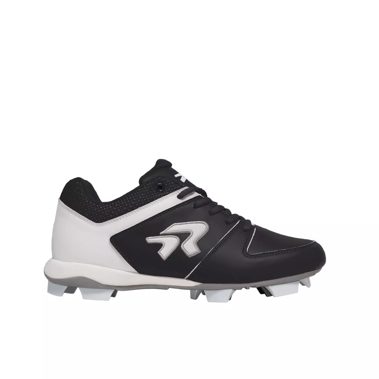 RIP-IT Ringor Flite "Black/White" Women's Softball Cleat - BLACK/WHITE