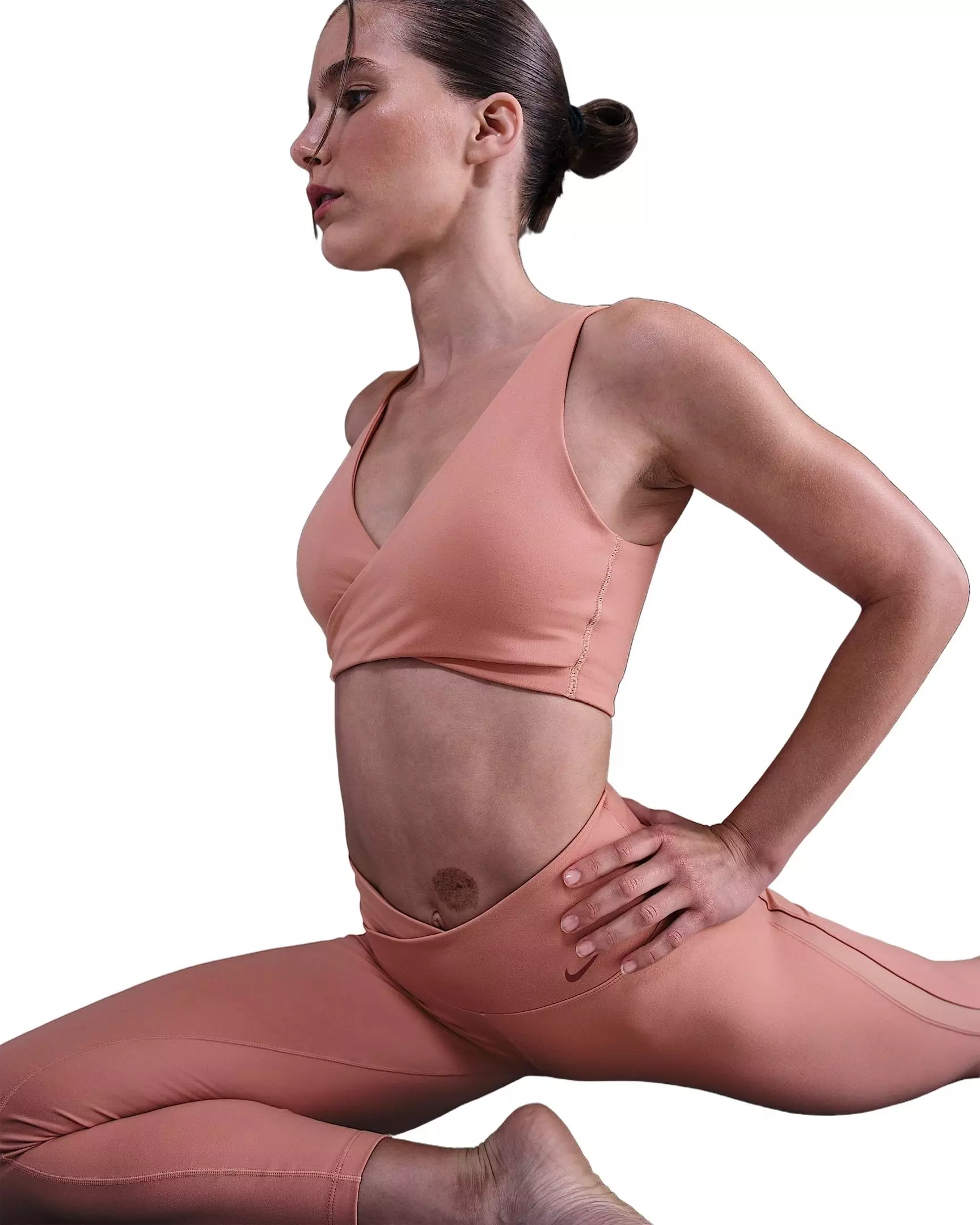 Nike Women's One Light-Support Padded Sports Bra - Pink - PINK