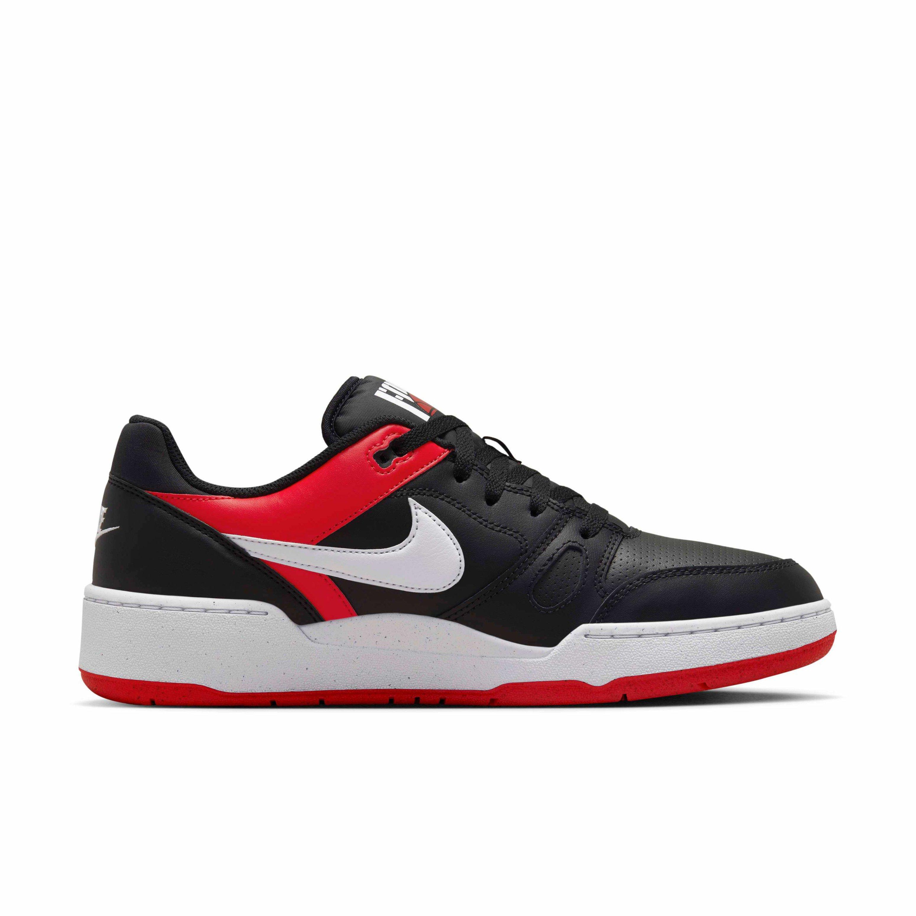 Nike Full Force Low "Black/University Red/White" Men's Shoe - BLACK/RED/WHITE Thumbnail View 1