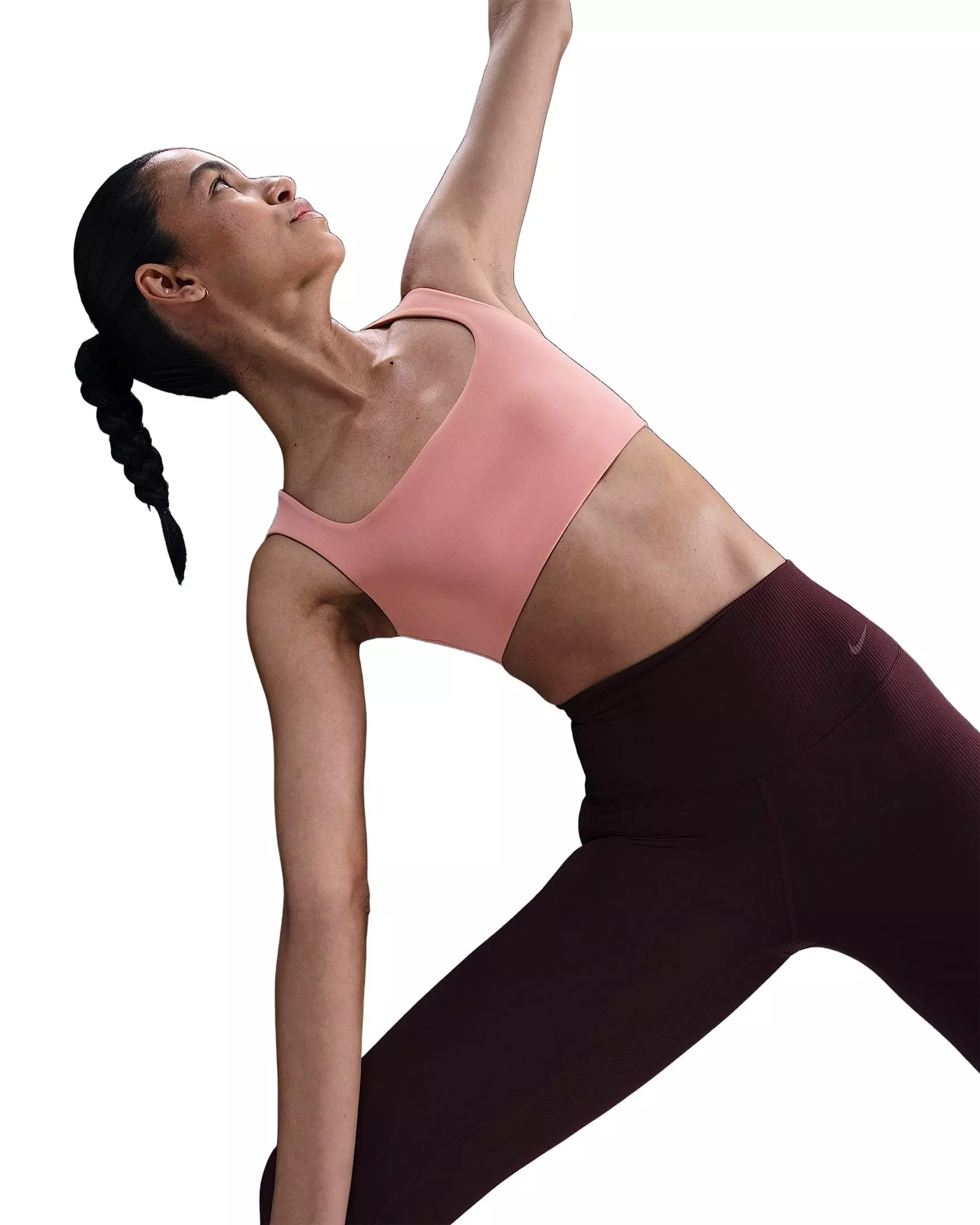 Nike Women's Zenvy Light-Support Lightly Lined Sports Bra - Pink - PINK