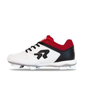 RIP-IT Ringor Flite "White/Red/Black" Women's Softball Cleat