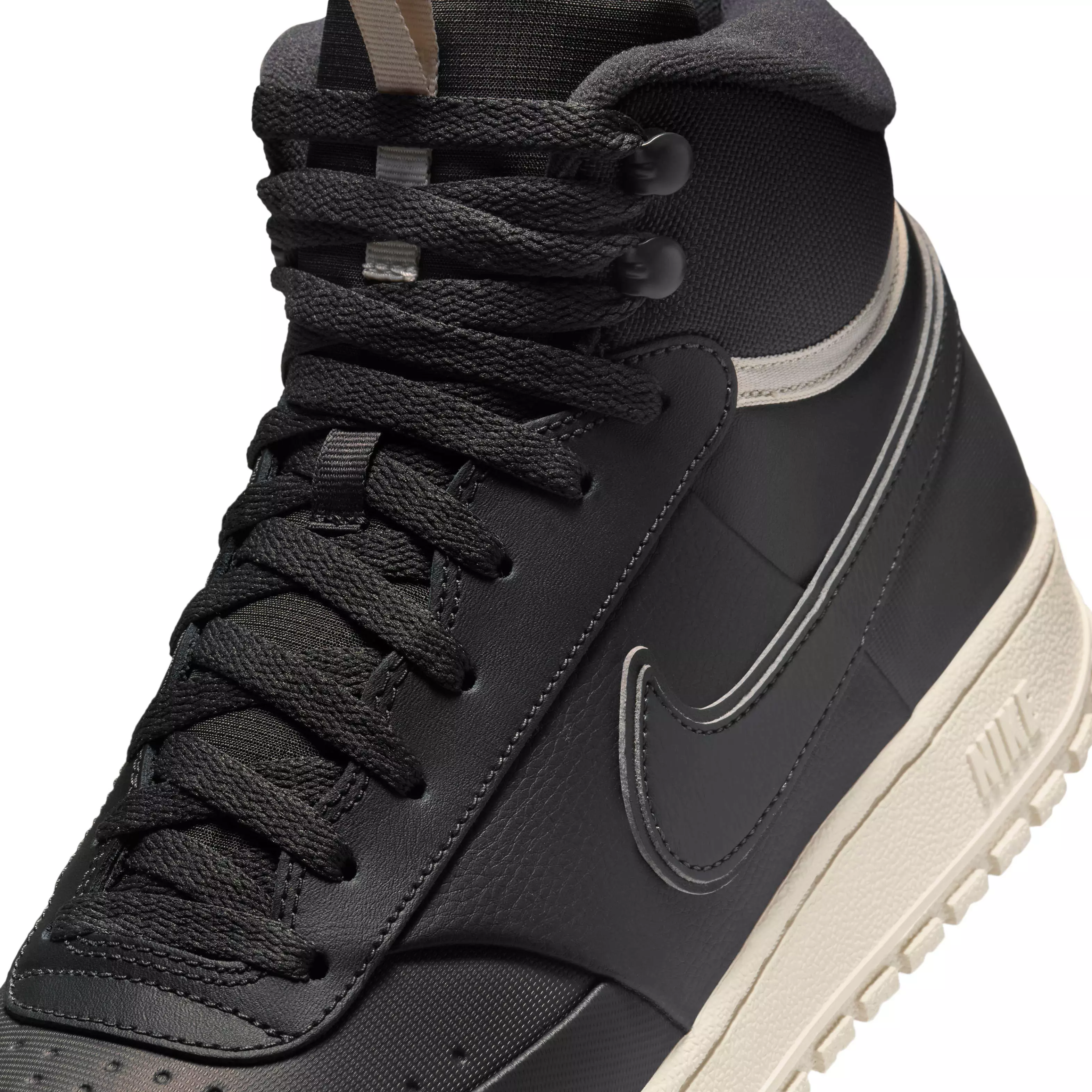 Nike Court Vision Mid "Dark Smoke Grey/Light Bone/Dark Smoke Grey" Men's Shoe - DK GREY/LT BONE/DK GREY