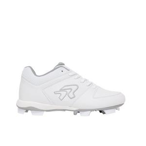 RIP-IT Ringor Flite "White/Silver" Women's Softball Cleat