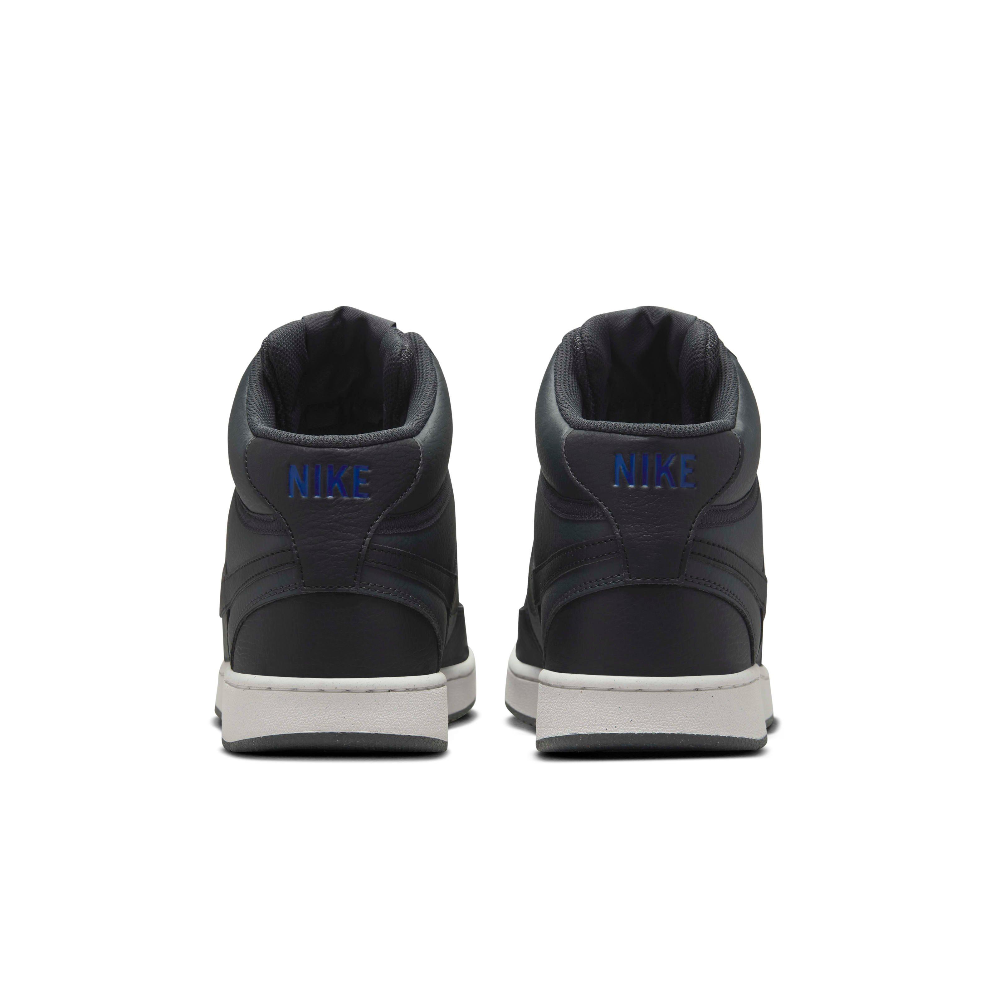 Nike Court Vision Mid Next Nature "Dark Smoke Grey/Off Noir/Racer Blue/Black" Men's Shoe - DK GREY/OFF NOIR/BLUE/BLACK Thumbnail View 5