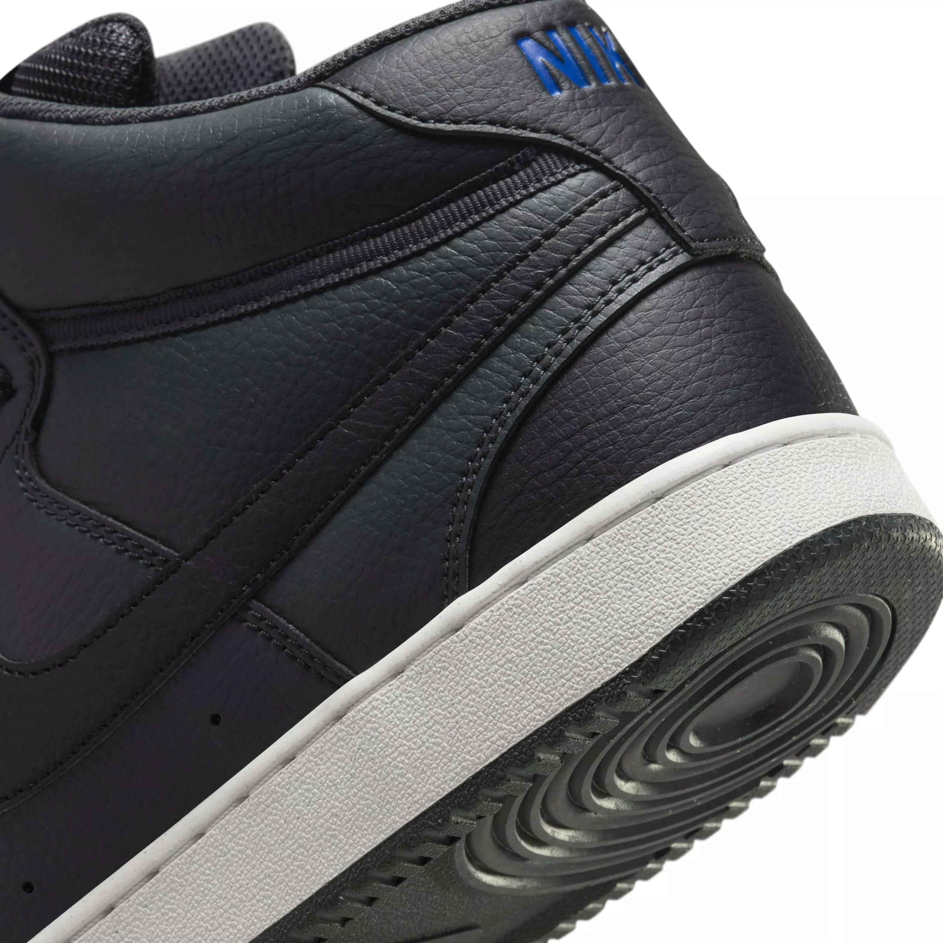 Nike Court Vision Mid Next Nature "Dark Smoke Grey/Off Noir/Racer Blue/Black" Men's Shoe - DK GREY/OFF NOIR/BLUE/BLACK