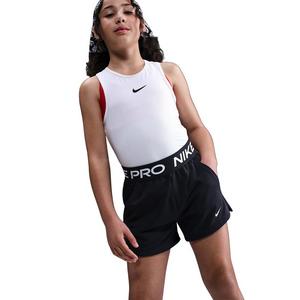 Nike Big Girls' Pro Fleece Dri-FIT Shorts - Black