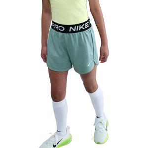 Nike Big Girls' Pro Fleece Dri-FIT Shorts - Green