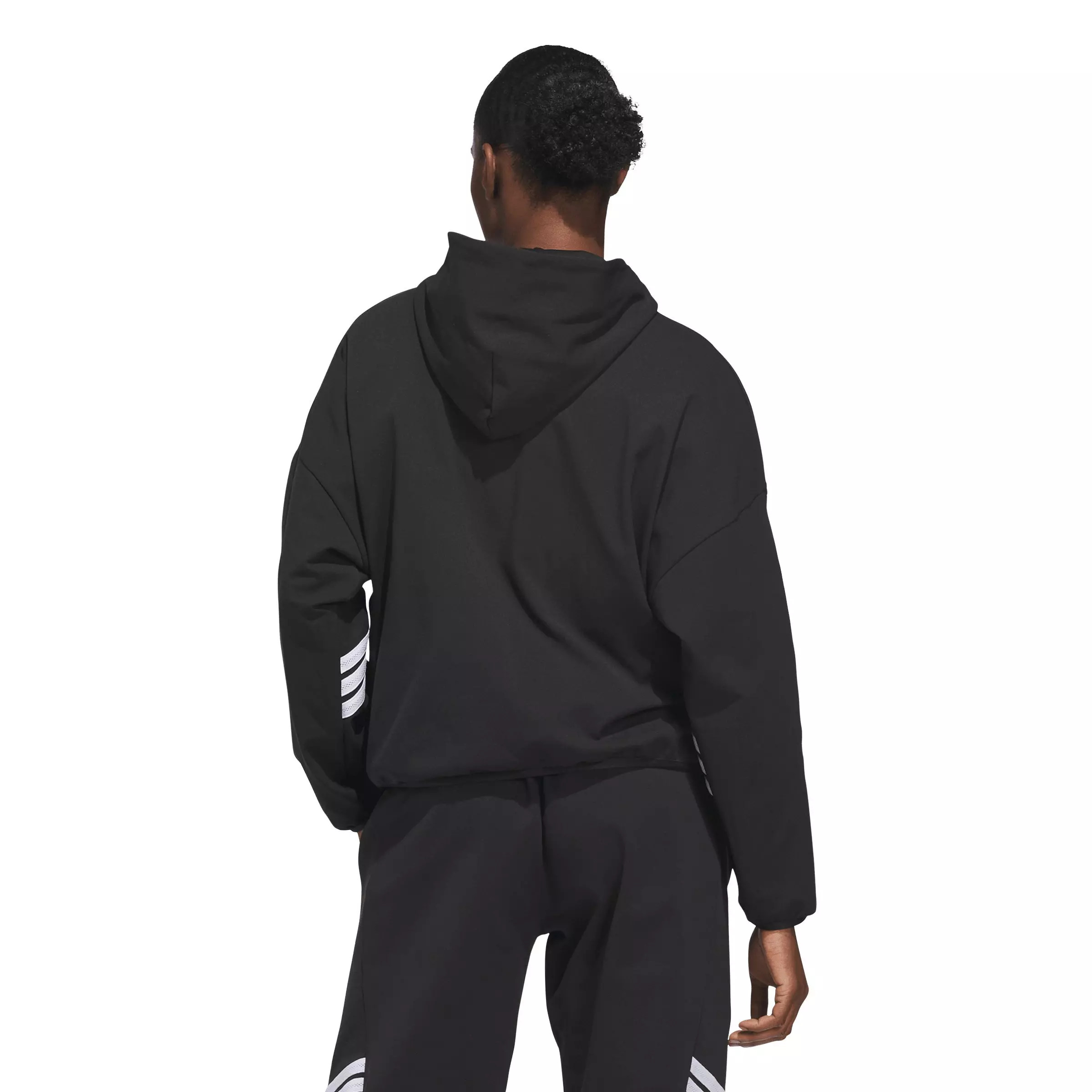 adidas Women's Crazy Warm Fleece Full Zip Jacket - Black - BLACK