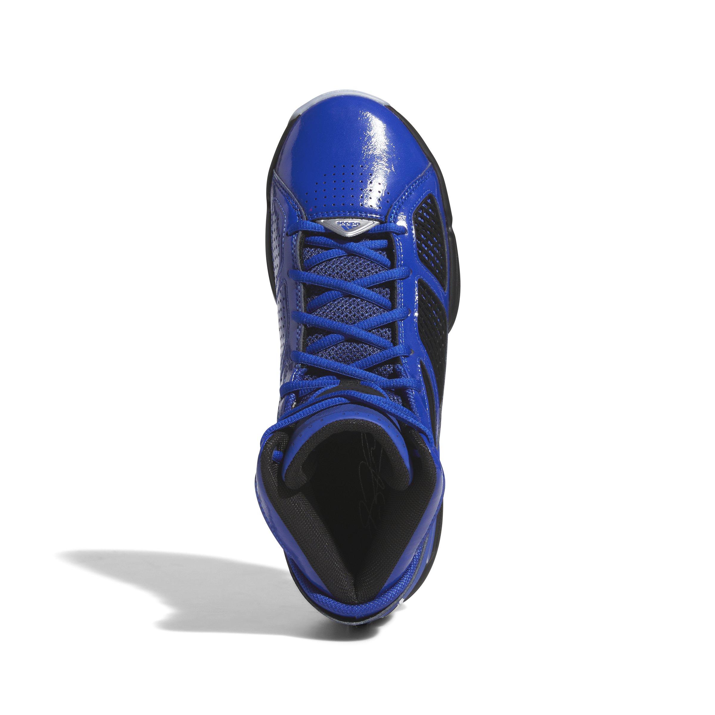 adidas Adizero Rose 1.5 Restomod "Team Royal Blue/Core Black/Silver Metallic" Men's Shoe - ROYAL/BLACK/SILVER Thumbnail View 5