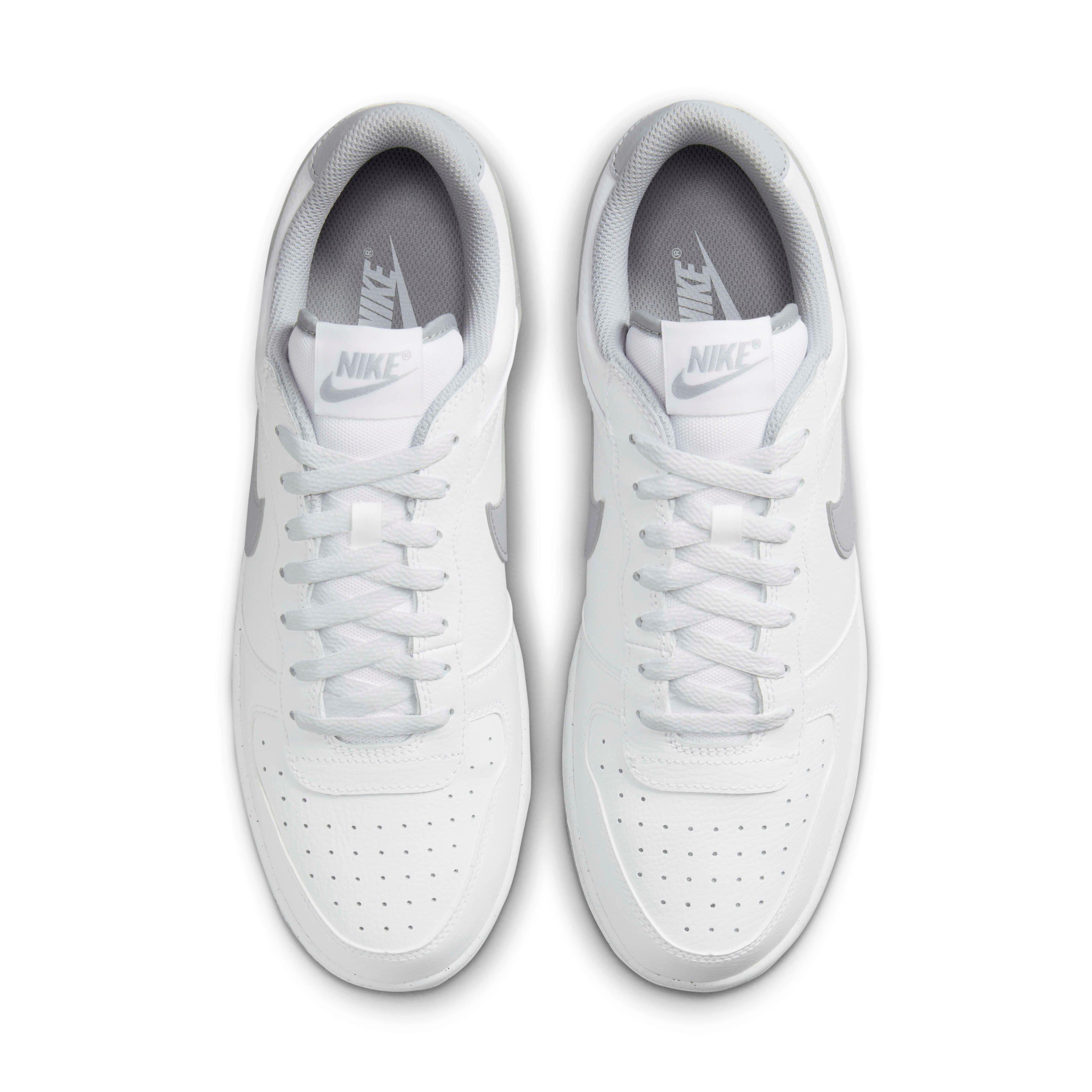 Nike Big Low "White/Wolf Grey" Men's Shoe - WHITE/GREY Thumbnail View 4