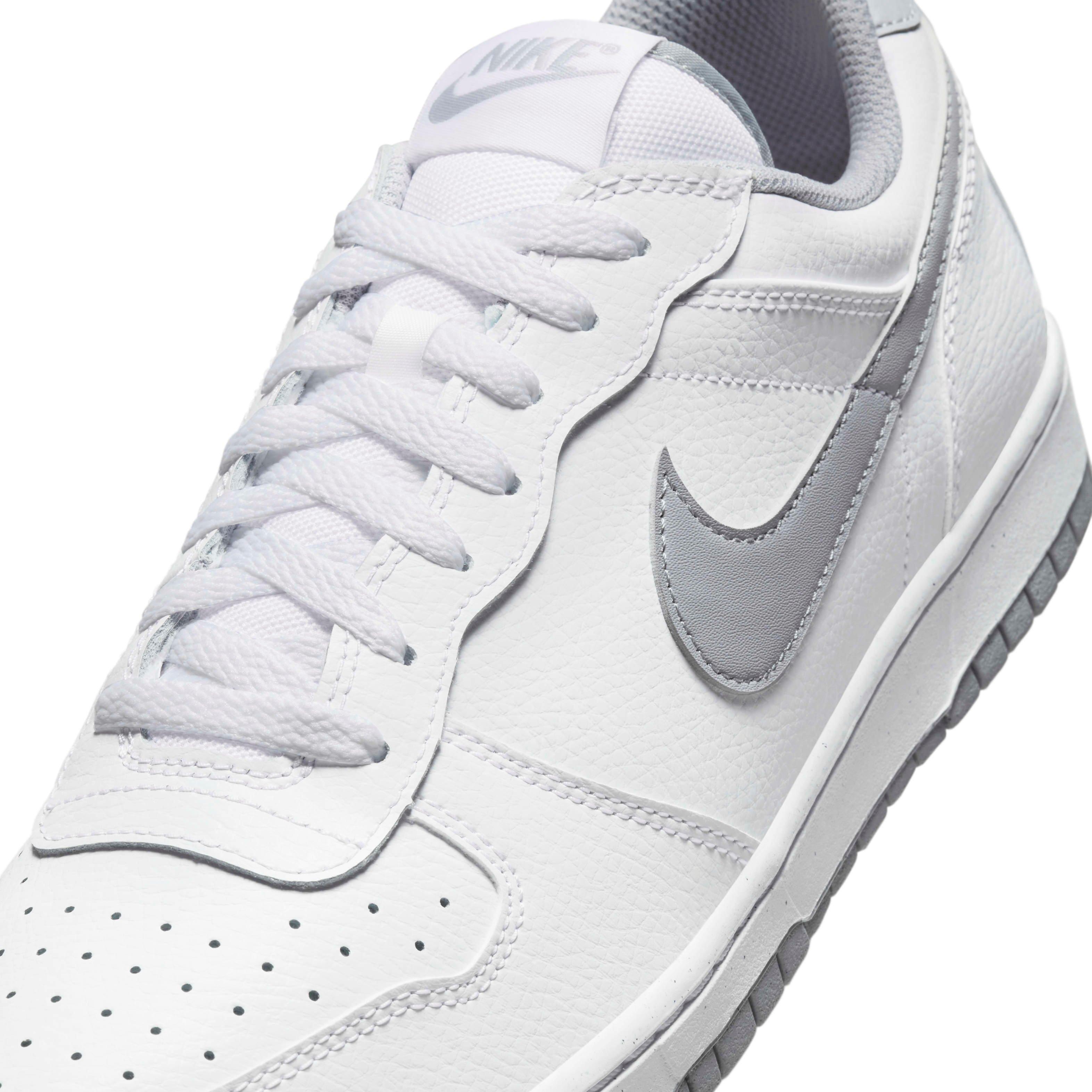 Nike Big Low "White/Wolf Grey" Men's Shoe - WHITE/GREY Thumbnail View 7