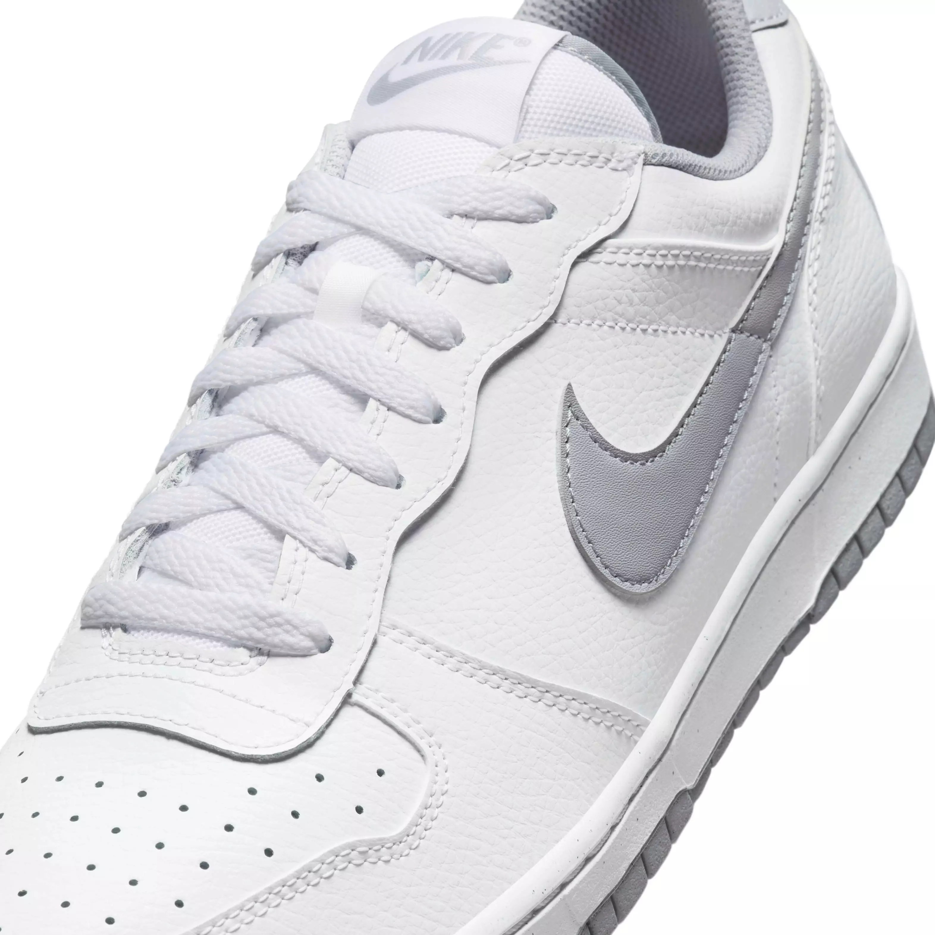 Nike Big Low "White/Wolf Grey" Men's Shoe - WHITE/GREY