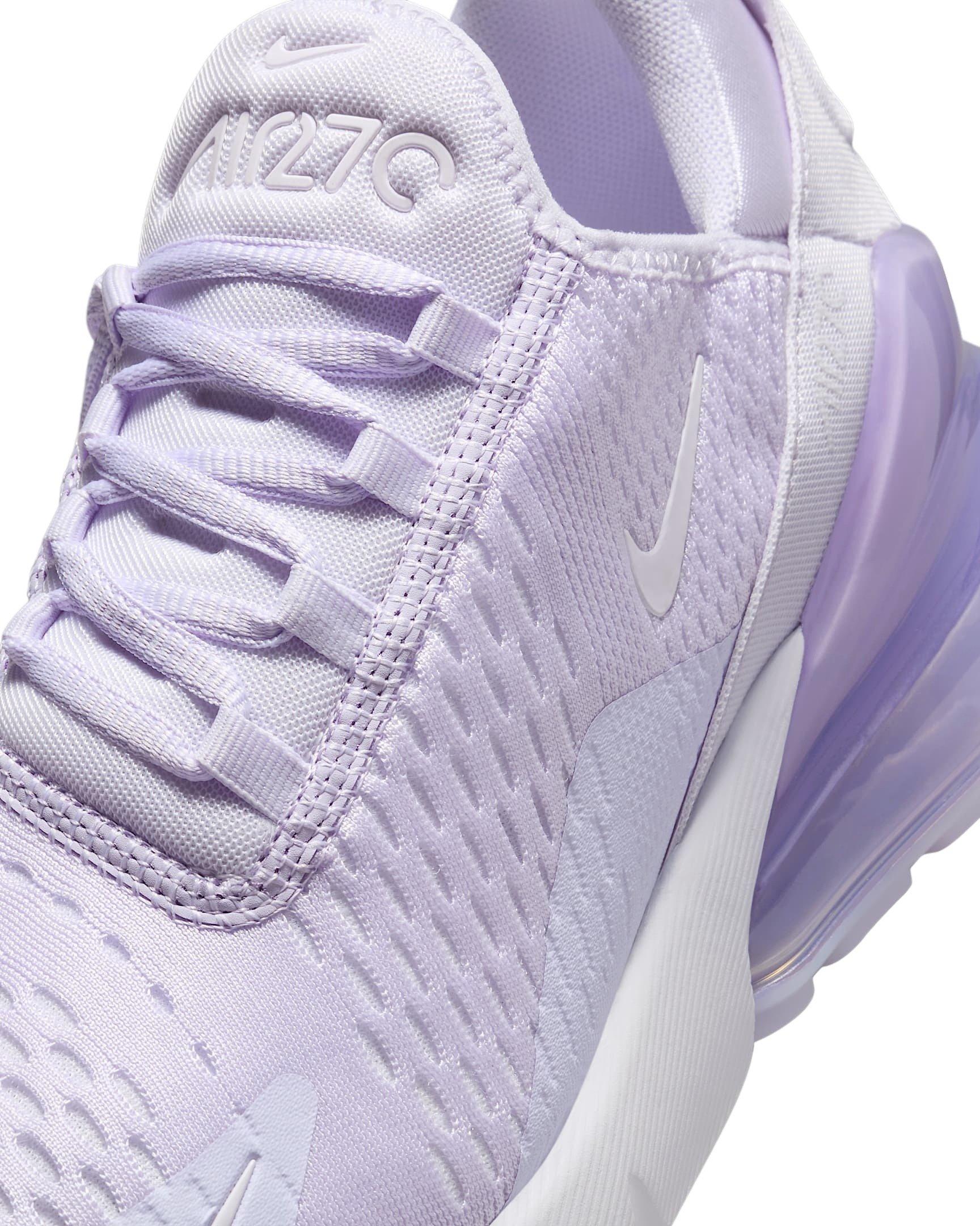 Nike Air Max 270 "Amethyst Tint/Amethyst Tint/White" Women's Shoe - AMETHYST/AMETHYST/WHITE Thumbnail View 7