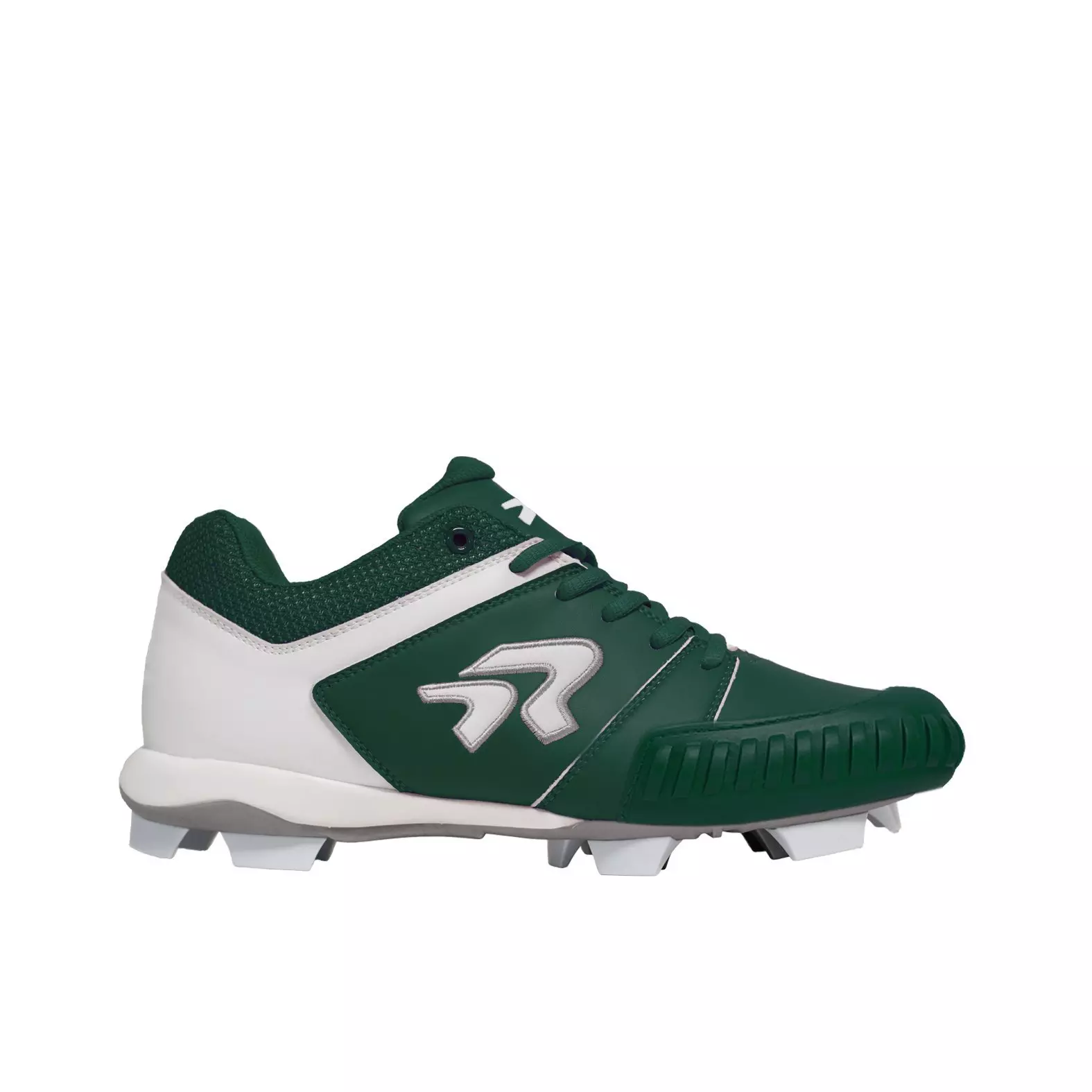 RIP-IT Ringor Flite "Green/White" Women's Softball Cleat with Pitching Toe - GREEN/WHITE