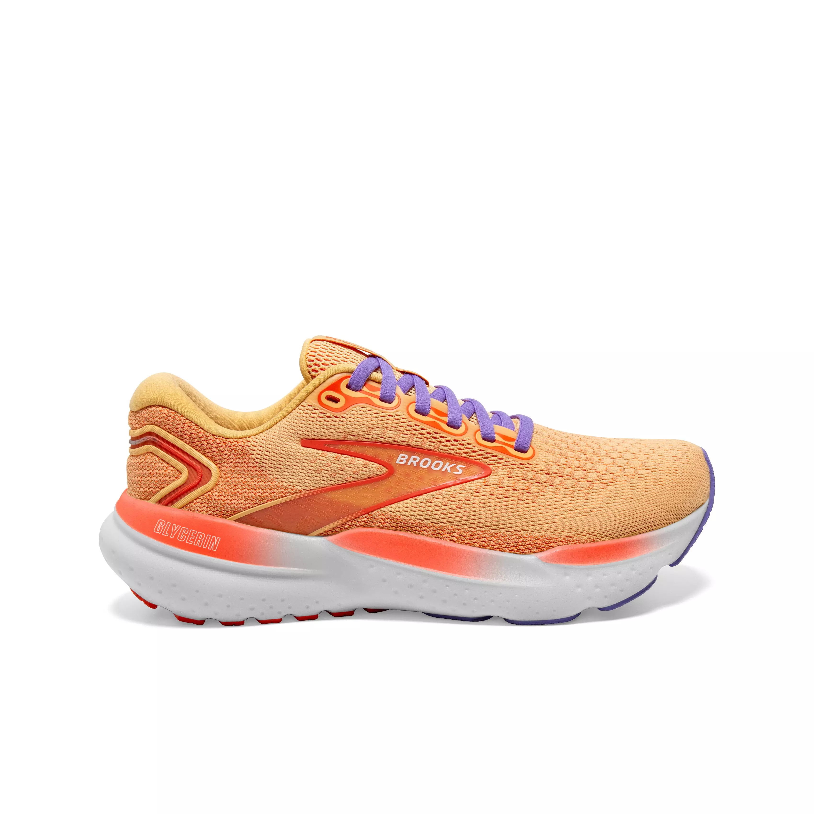 Brooks Glycerin 21 "Sunburst/Nasturtium/Purple" Women's Running Shoe - SUNBURST/NASTURTIUM/PURPLE
