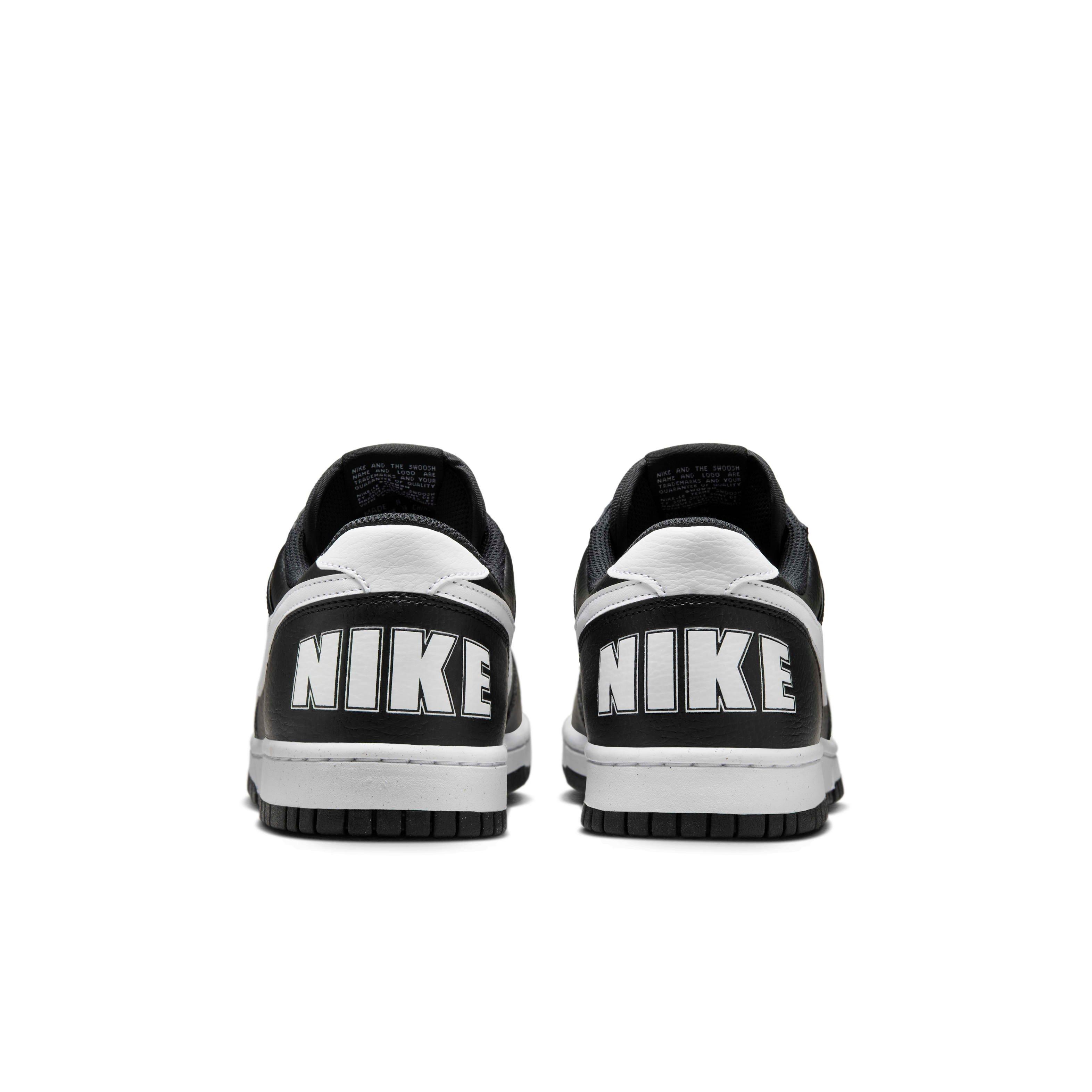 Nike Big Low "Black/White" Men's Shoe - BLACK/WHITE Thumbnail View 5