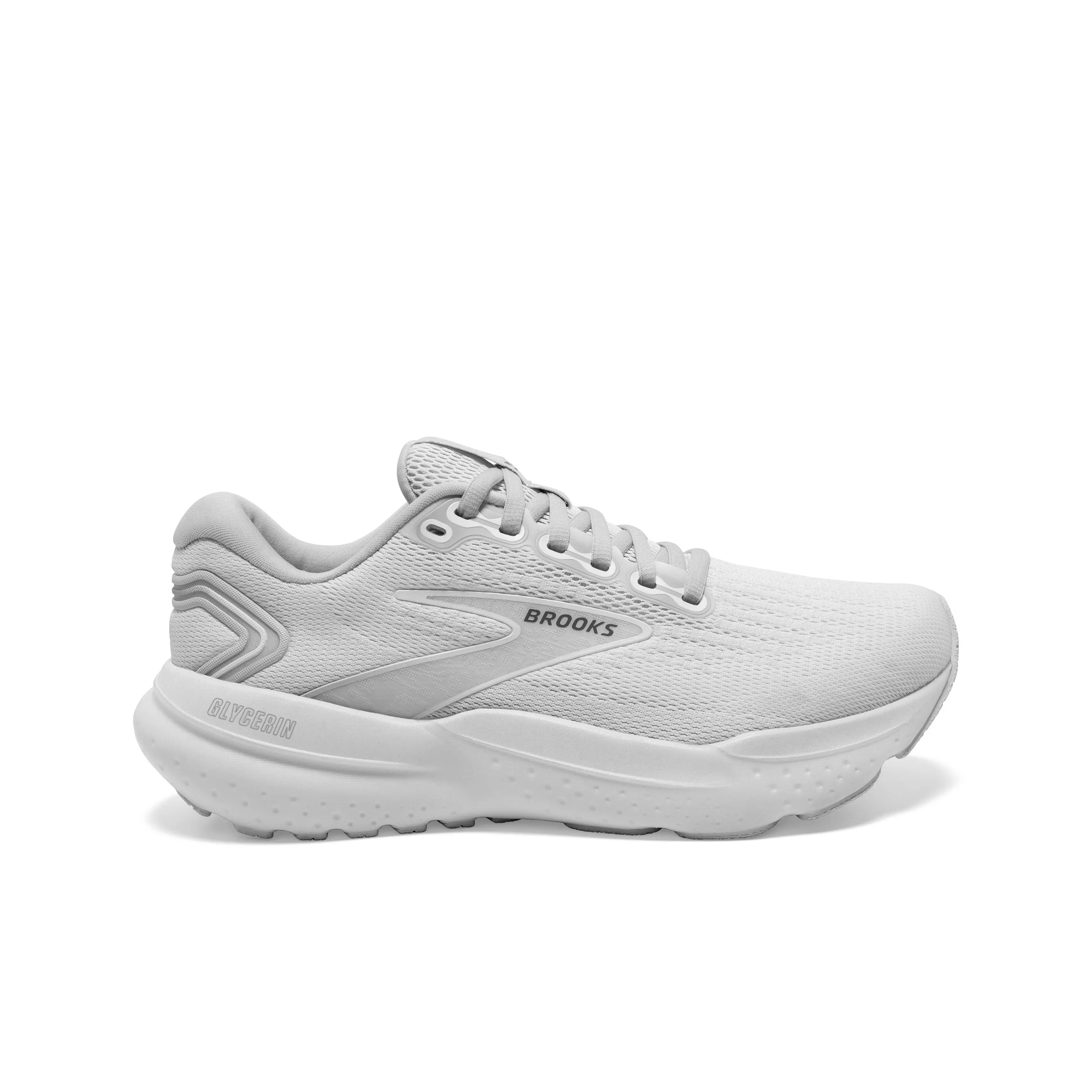Brooks Glycerin 21 "White/White/Grey" Women's Running Shoe - WHITE/WHITE/GREY