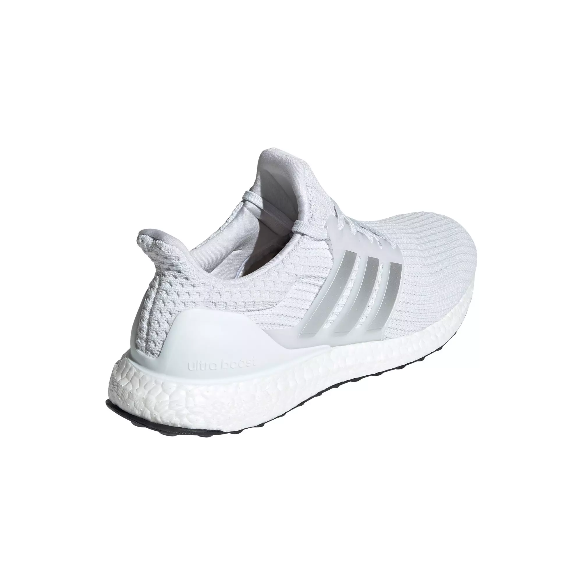 adidas Ultraboost 4.0 DNA "White/Silver" Men's Running Shoe - WHITE