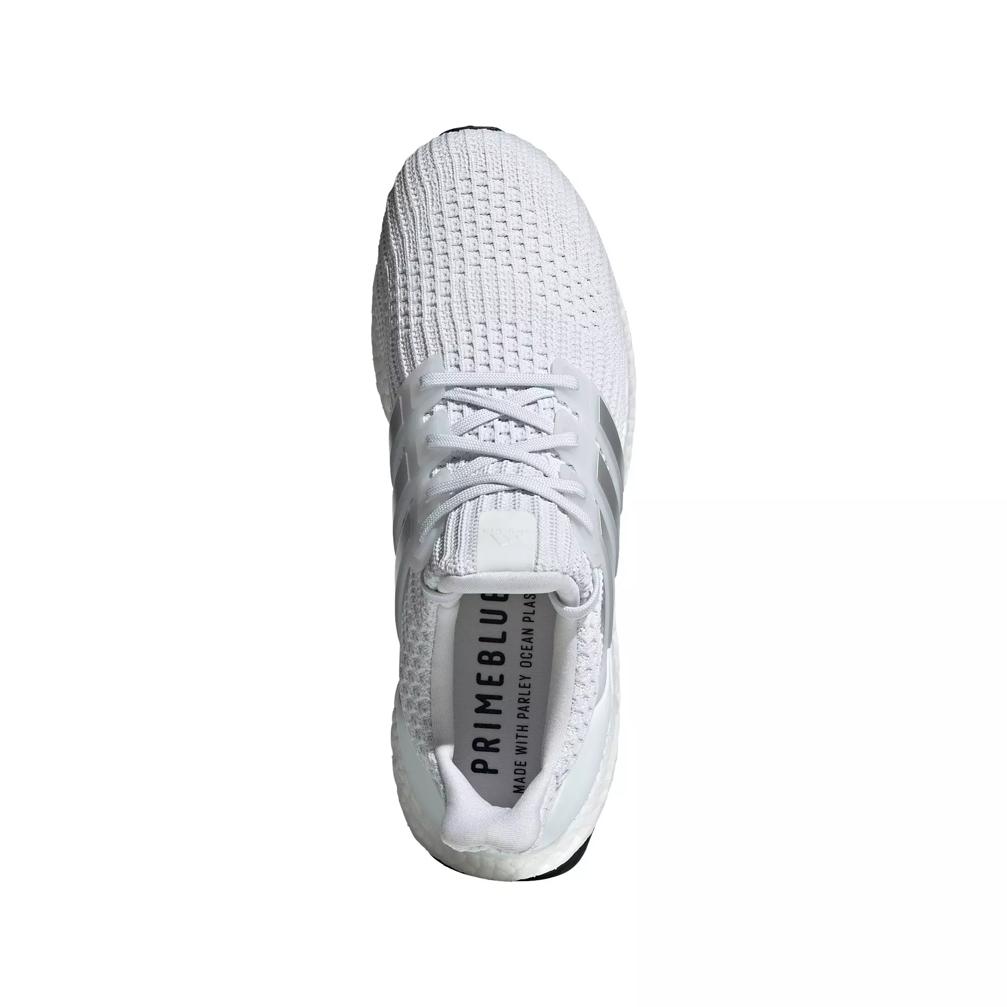 adidas Ultraboost 4.0 DNA "White/Silver" Men's Running Shoe - WHITE