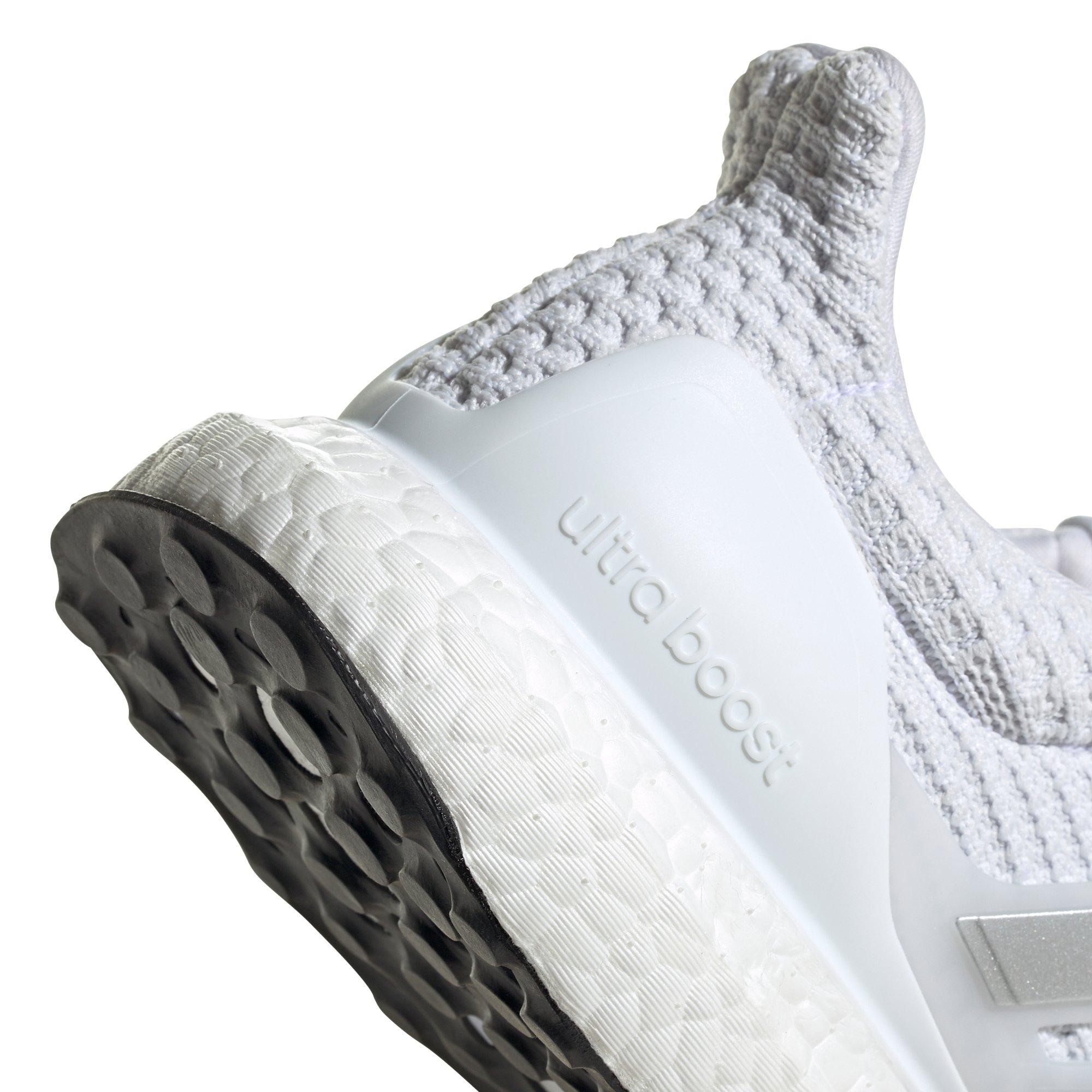 adidas Ultraboost 4.0 DNA "White/Silver" Men's Running Shoe - WHITE Thumbnail View 8
