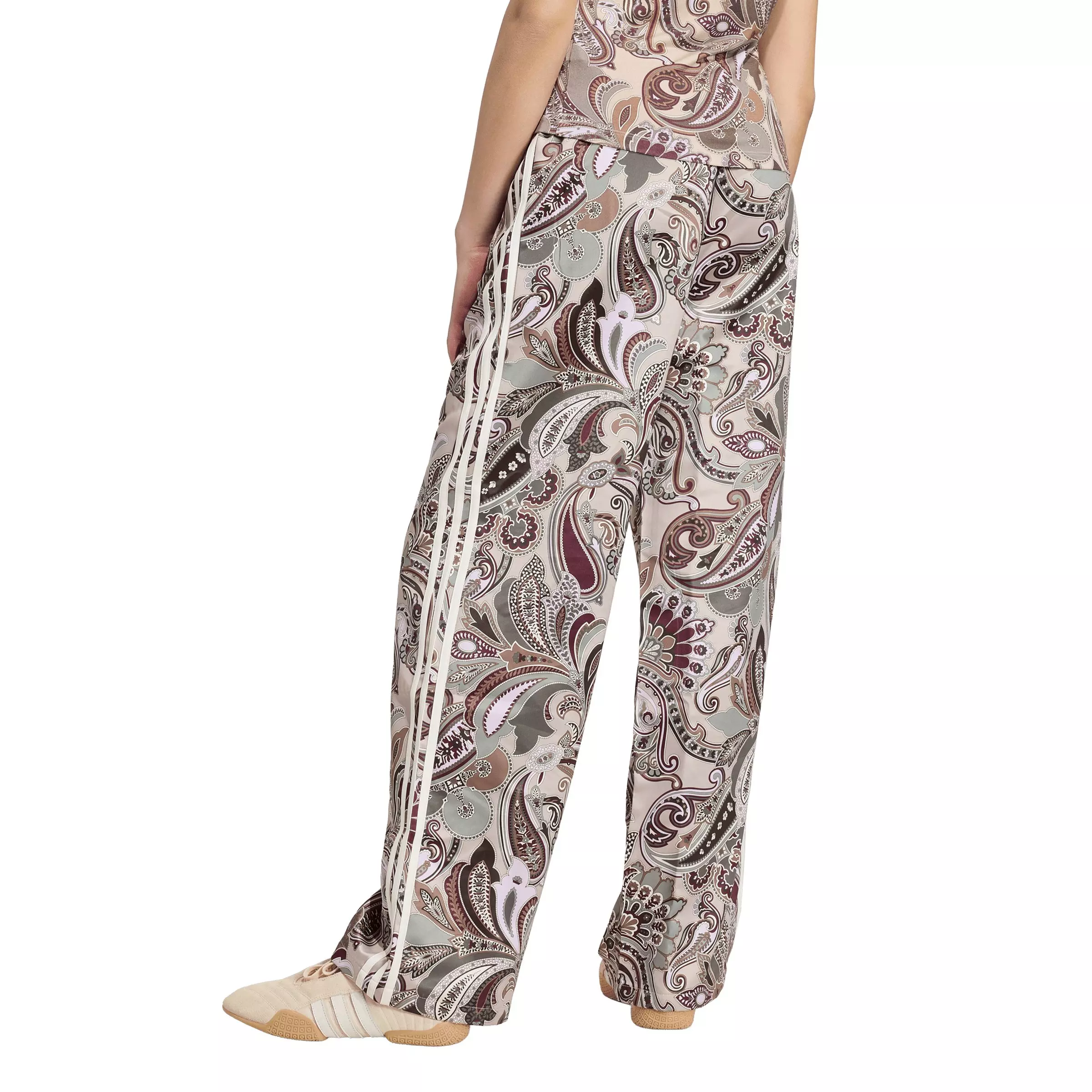 adidas Originals Women's x Liberty London Firebird Satin Trackpants - Multicolor - MULTI-COLOR