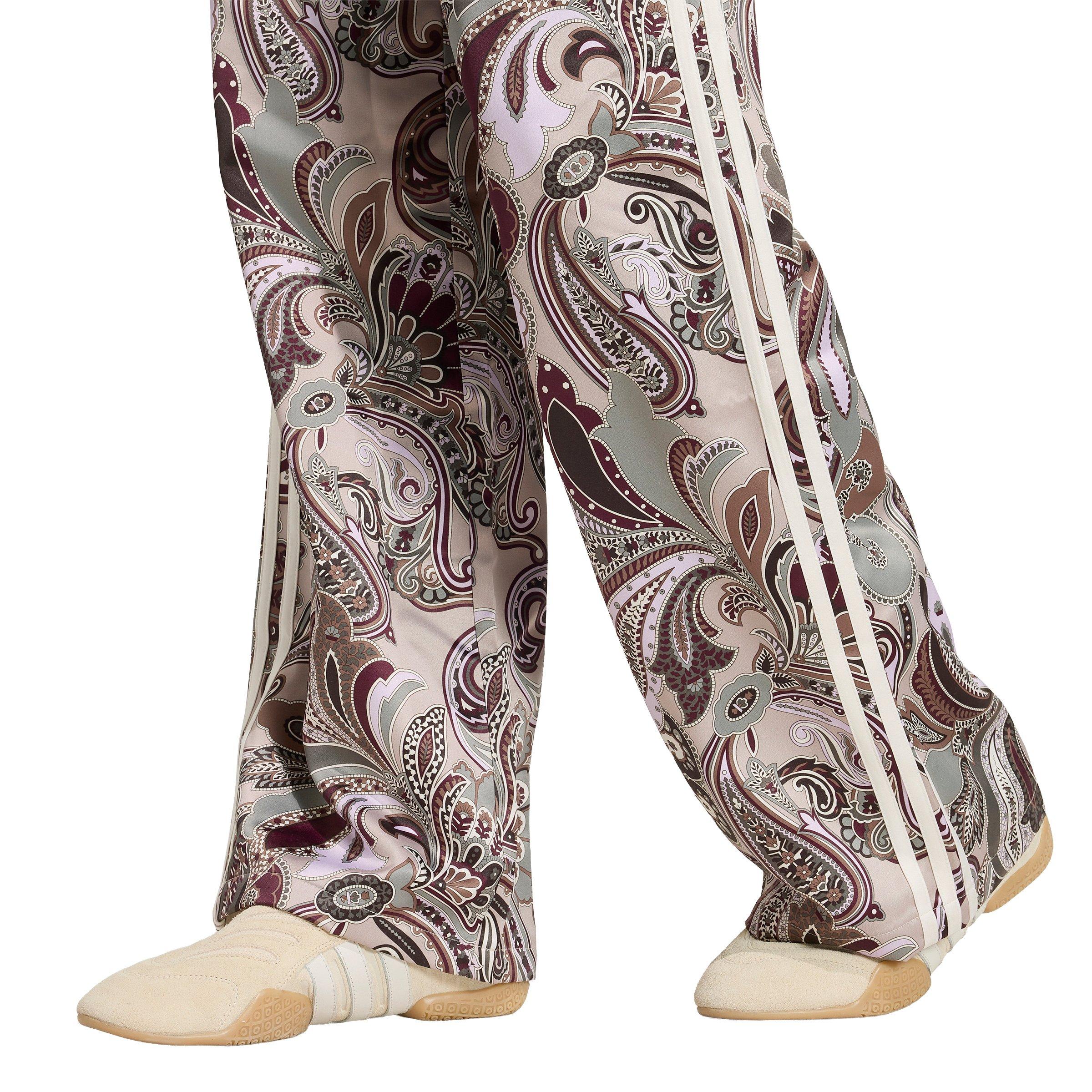adidas Originals Women's x Liberty London Firebird Satin Trackpants - Multicolor - MULTI-COLOR Thumbnail View 4
