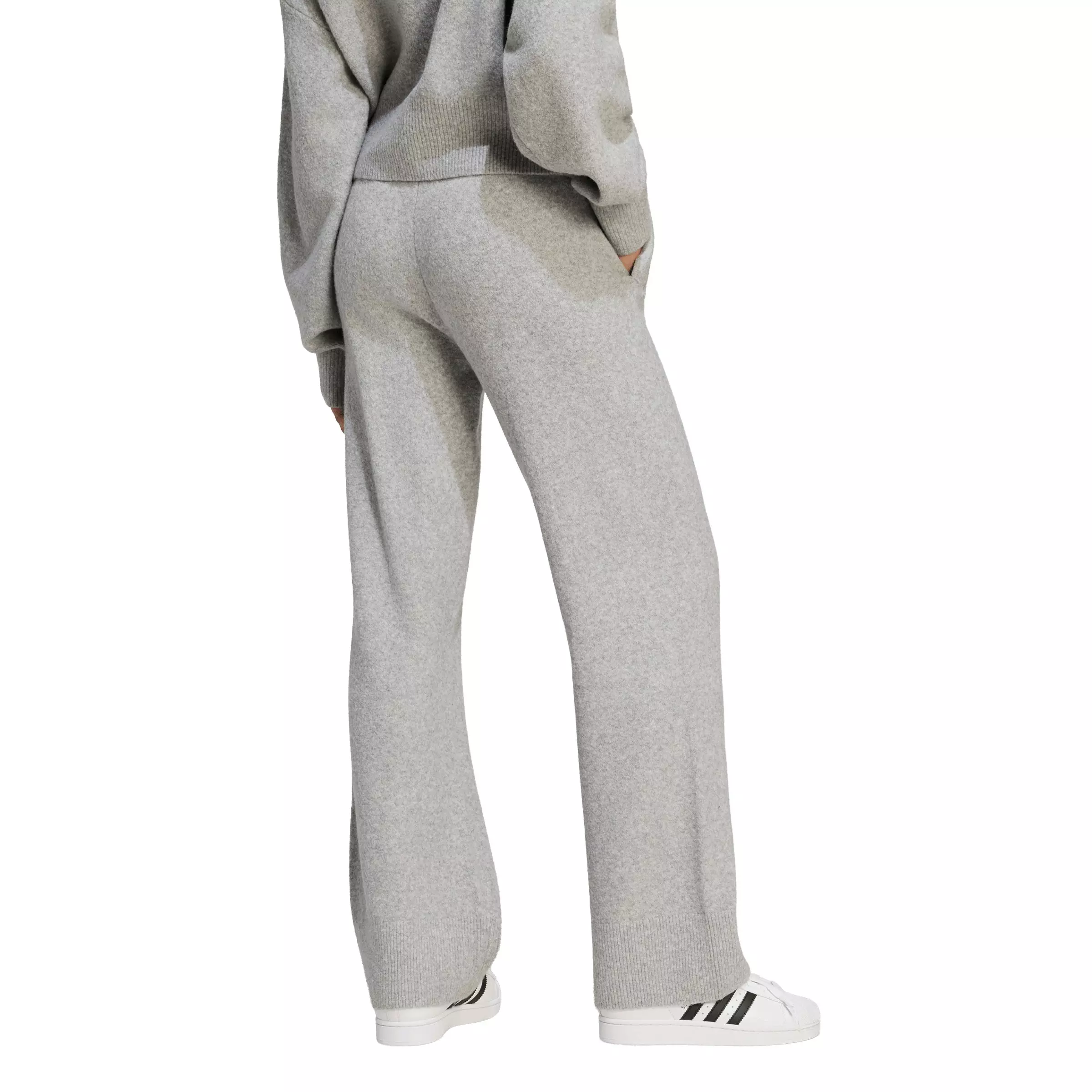 adidas Originals Women's Essentials Knit Pants - Grey - GREY