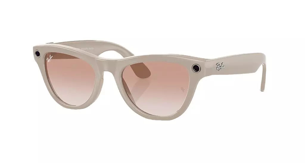 Ray-Ban Meta Skyler Sunglasses - GREY/PINK