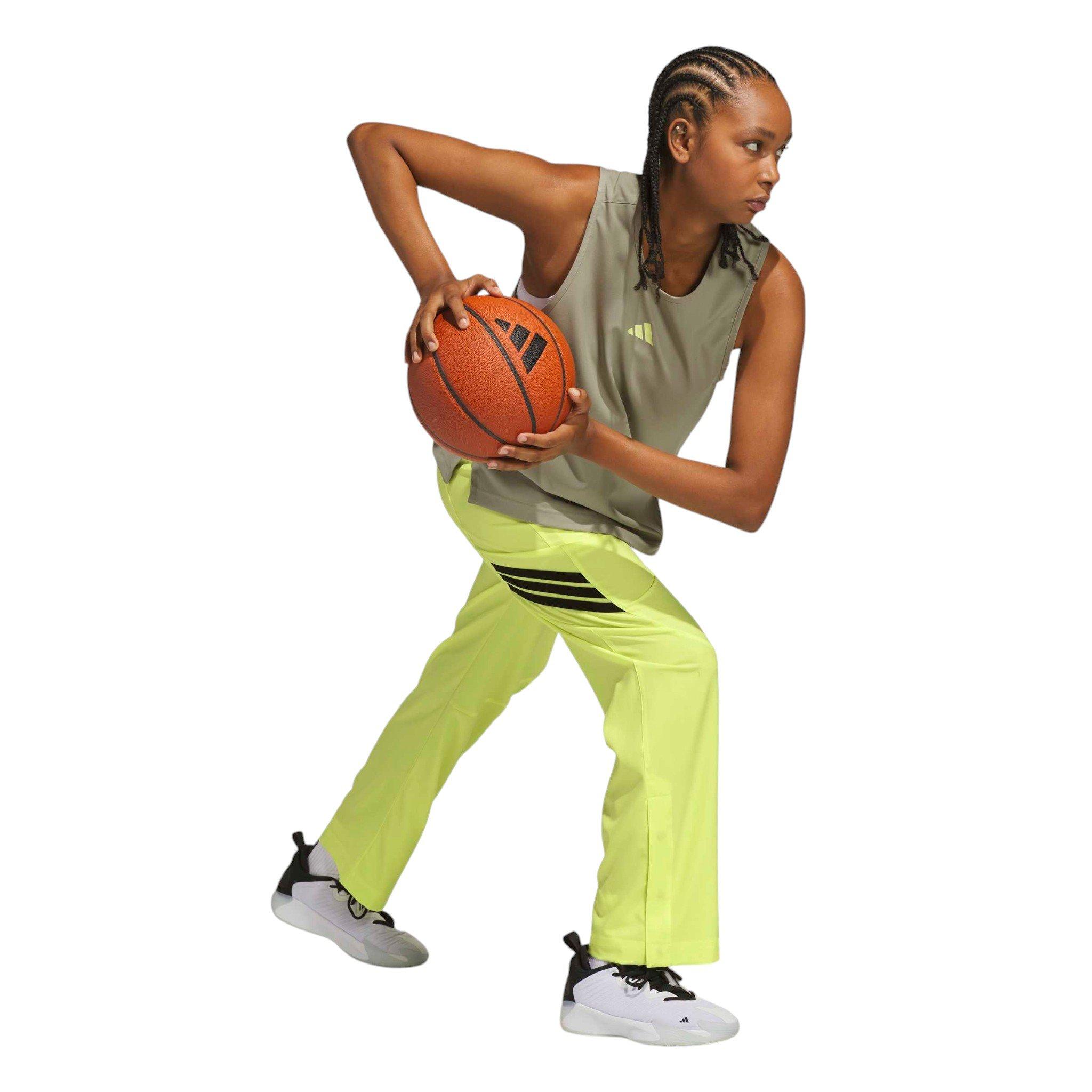adidas Women's Crazy Lite Basketball Pants - Yellow - YELLOW