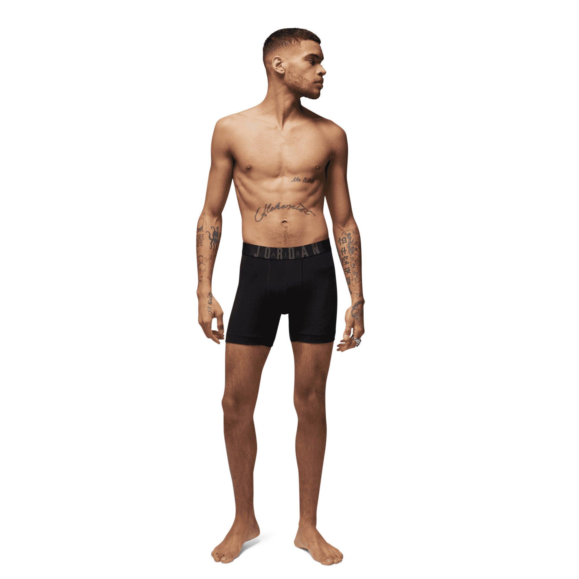 Jordan Men's Flight Modal 3-Pack Boxer Briefs -Black - BLACK Thumbnail View 4
