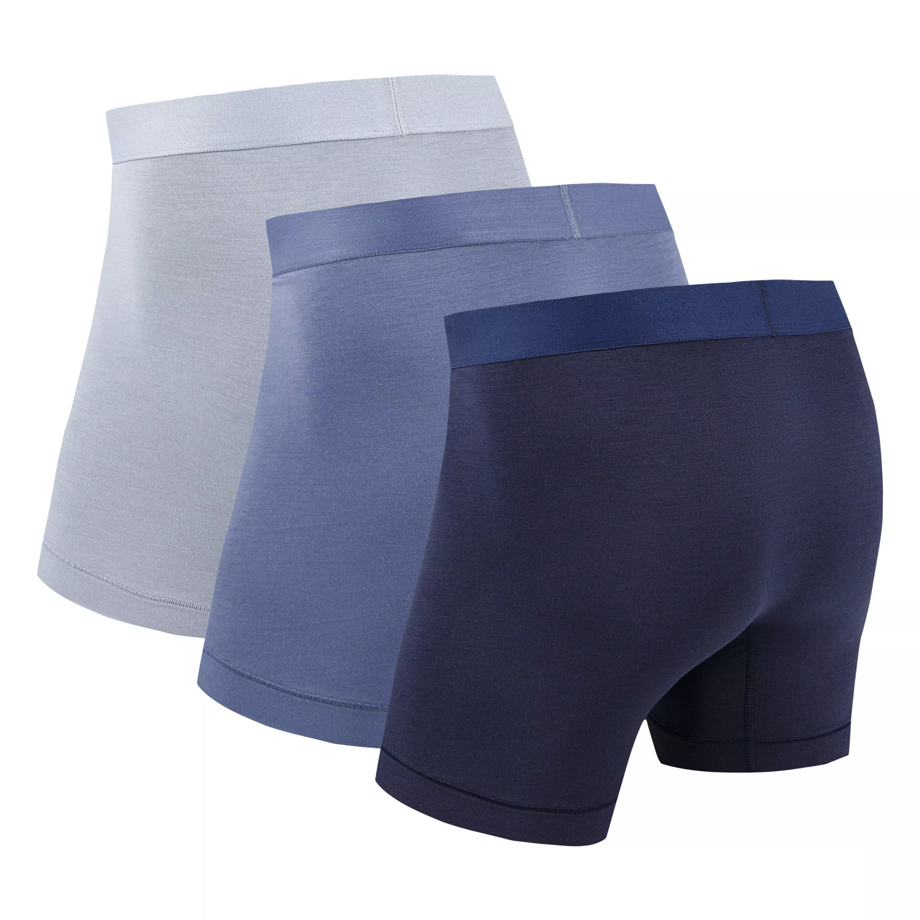 Jordan Men's Flight Modal 3-Pack Boxer Briefs - Blue/Navy/Grey - BLUE/NAVY/GREY