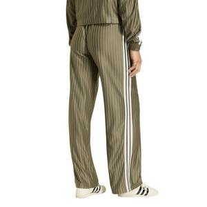 adidas Originals Women's Firebird Pinstripe Track Pants - Brown/Silver - BROWN/SILVER