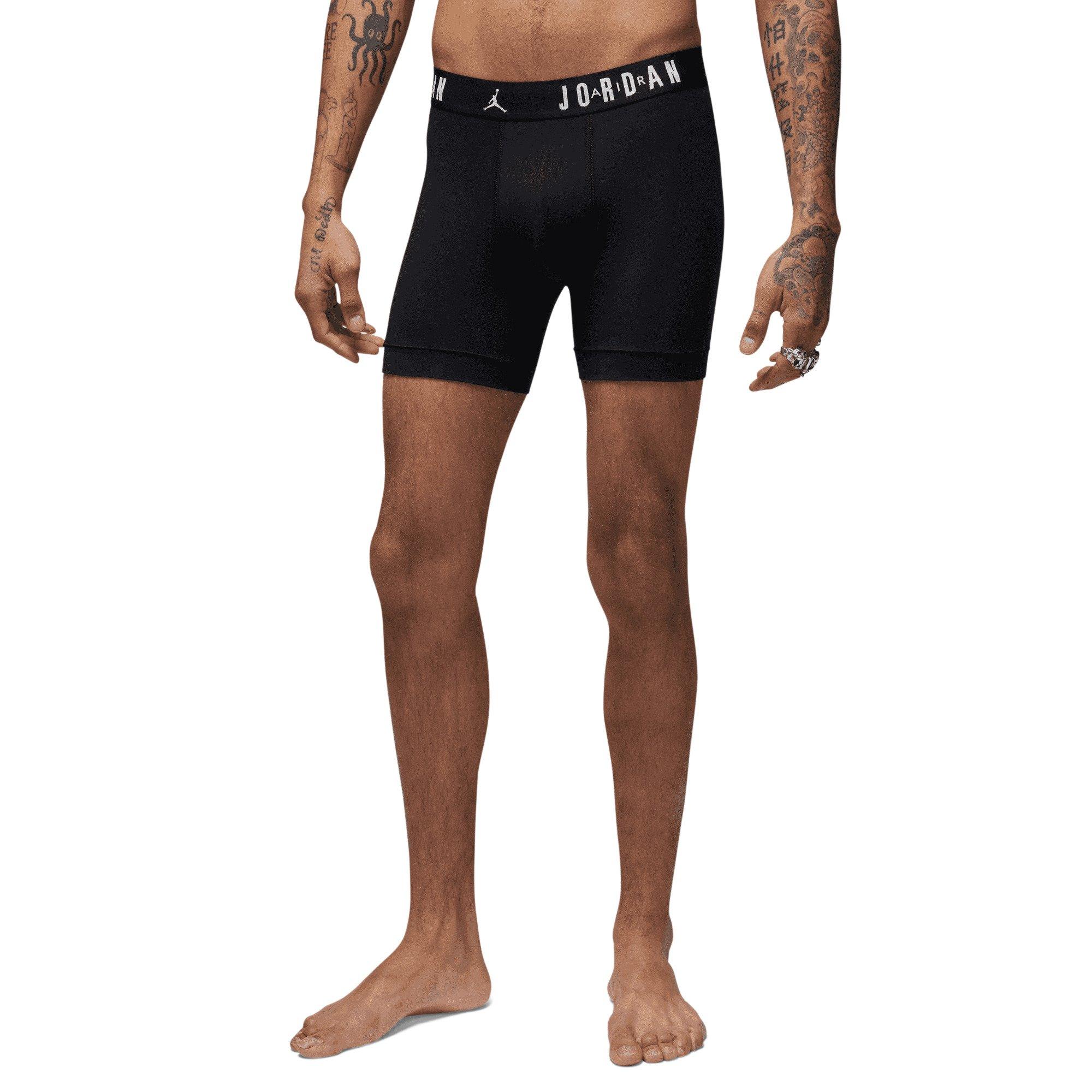 Jordan Men's Flight Cotton Core 3-Pack Boxer Brief - Black - BLACK Thumbnail View 3