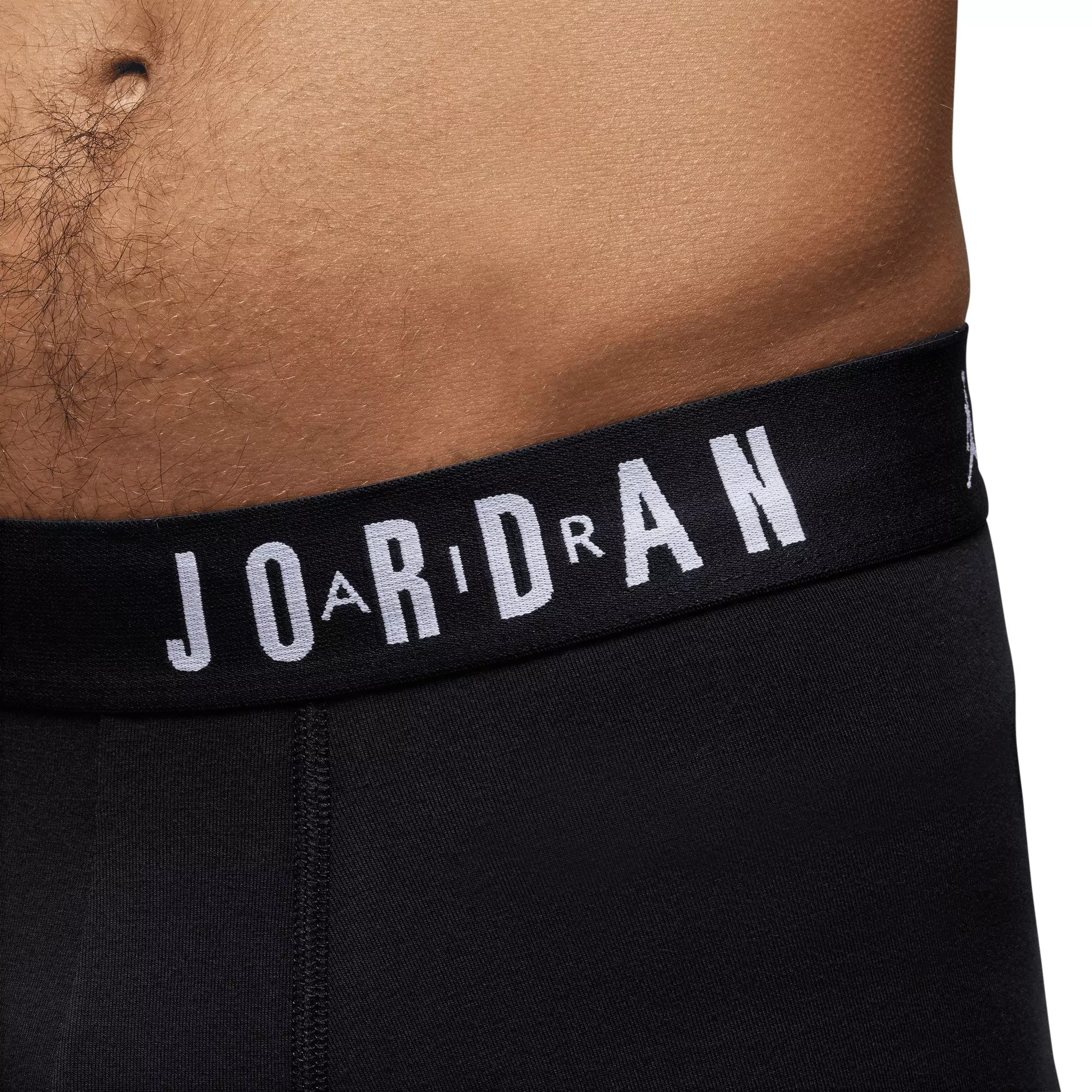 Jordan Men's Flight Cotton Core 3-Pack Boxer Brief -Blue/Black/Grey - BLUE/BLACK/GREY