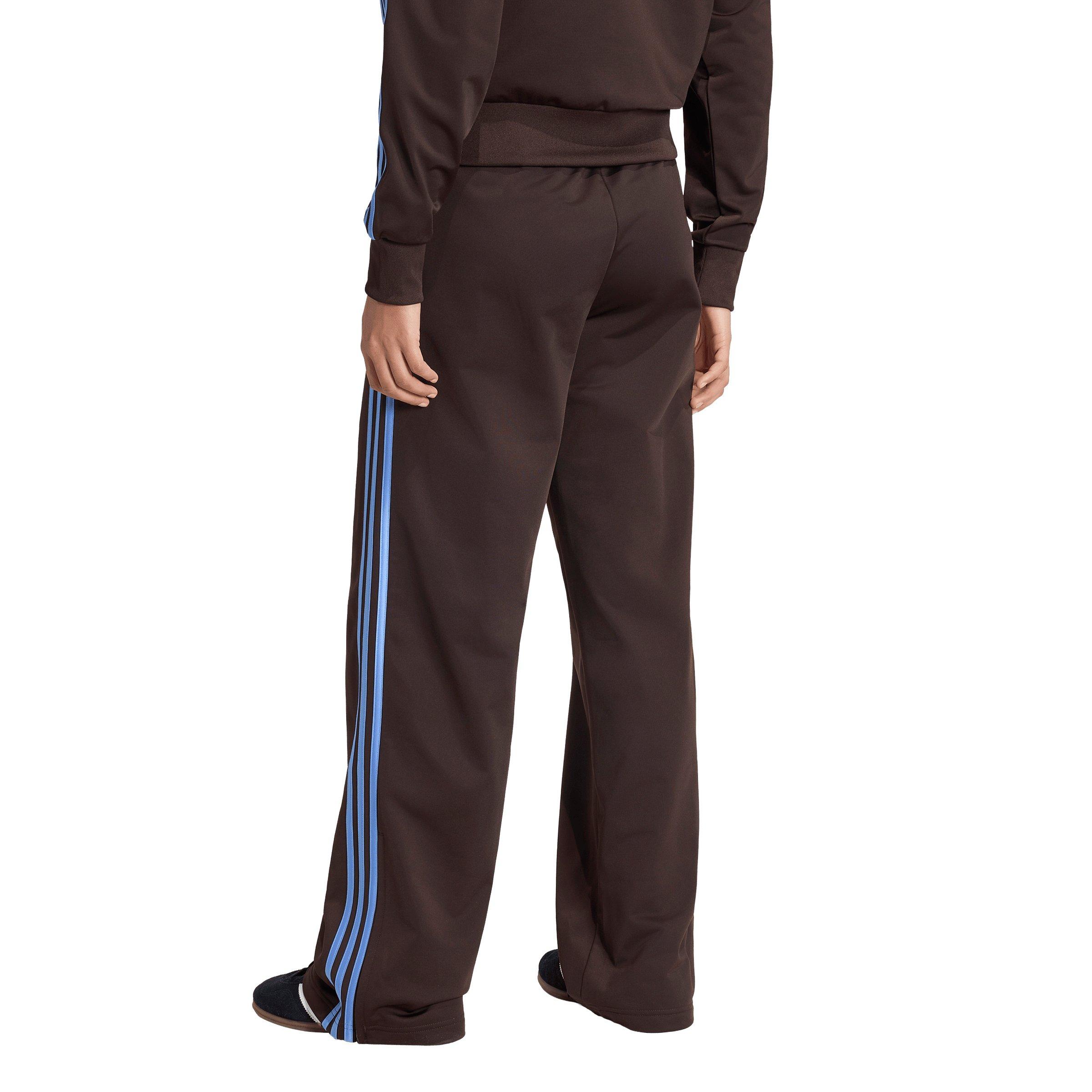 adidas Originals Women's Firebird Loose Tracksuit Pants - Brown/Blue - BROWN/BLUE