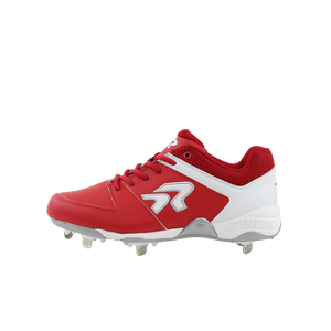 RIP-IT Ringor Flite "Red/White" Women's Softball Cleat with Spikes