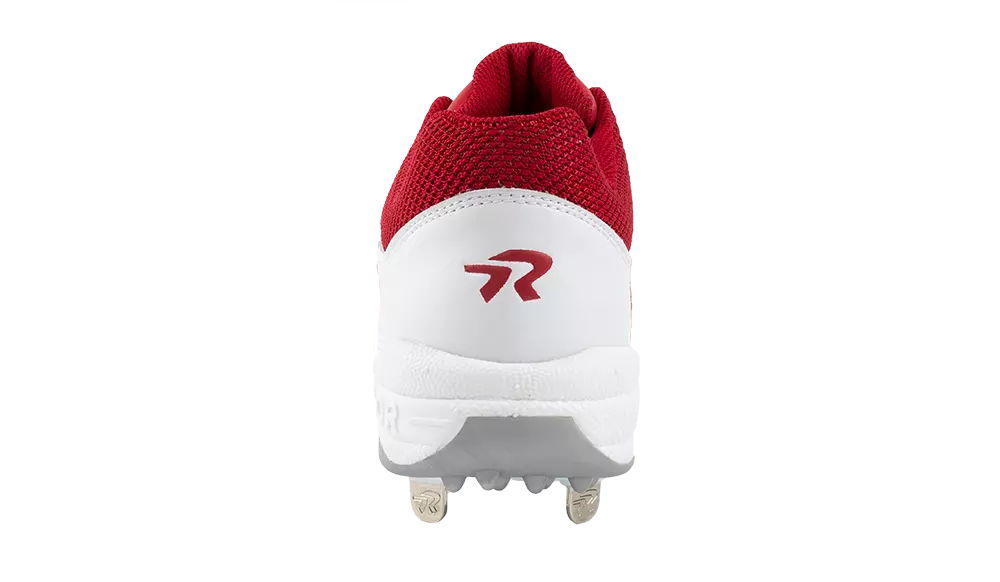 RIP-IT Ringor Flite "Red/White" Women's Softball Cleat with Spikes - RED/WHITE