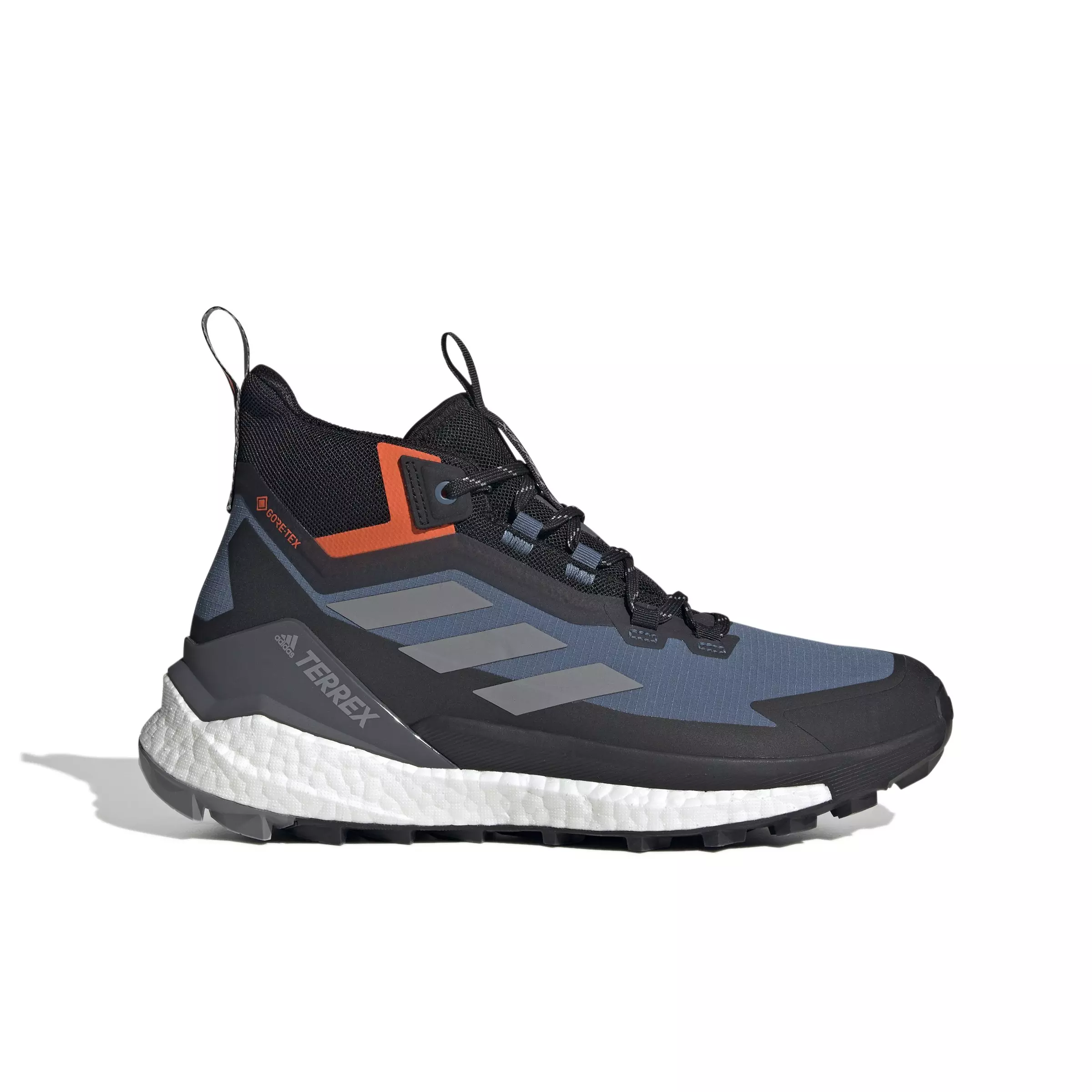 adidas TERREX Free Hiker 2 GORE-TEX "Wonder Steel/Grey Three/Imp Orange" Men's Hiking Shoe - STEEL/GREY/ORANGE