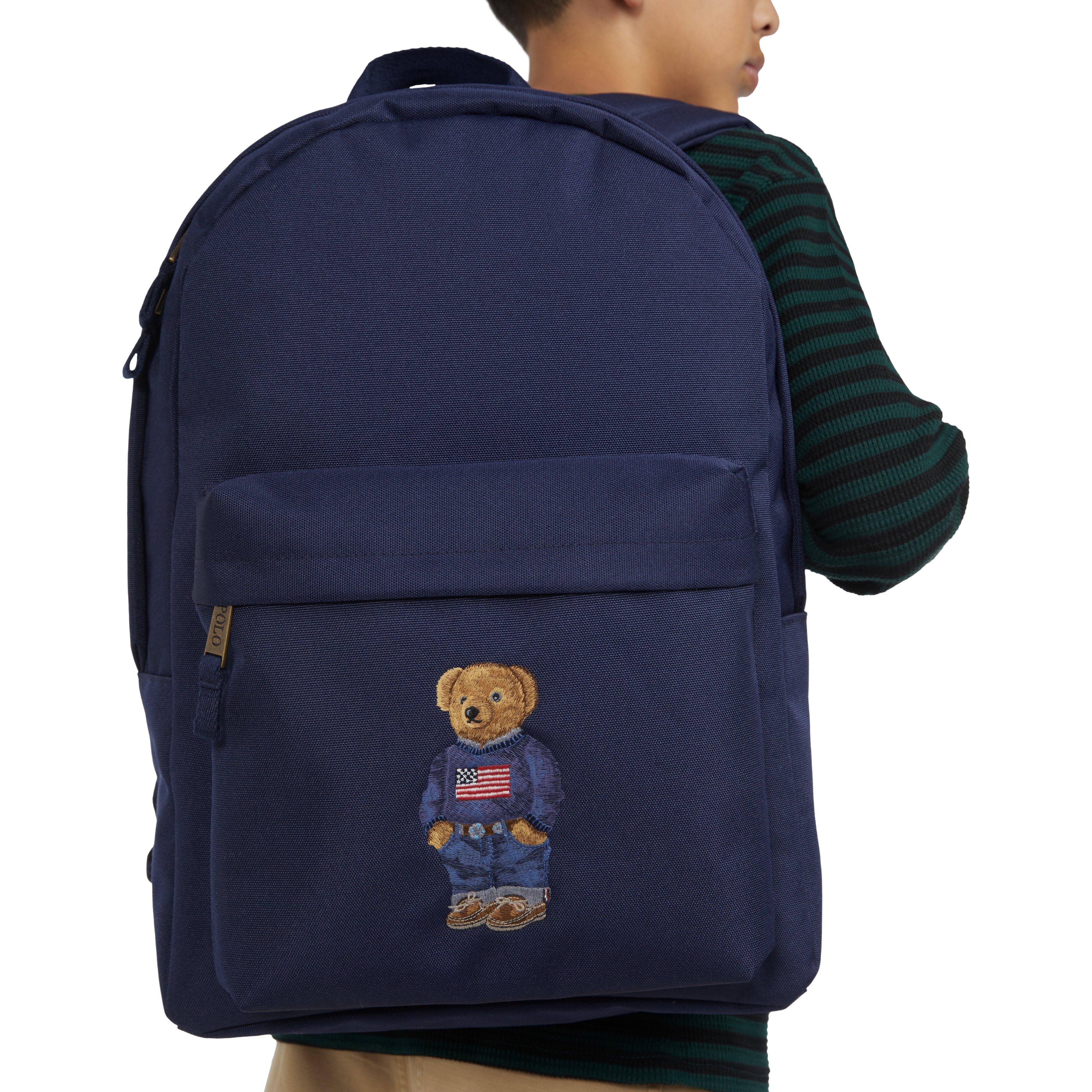 Polo Ralph Lauren Bear Large Backpack - Navy display picture 1