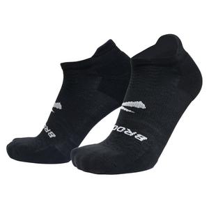 Brooks Women's Run-In No Show 6-Pack Socks-Asphalt/White/Black