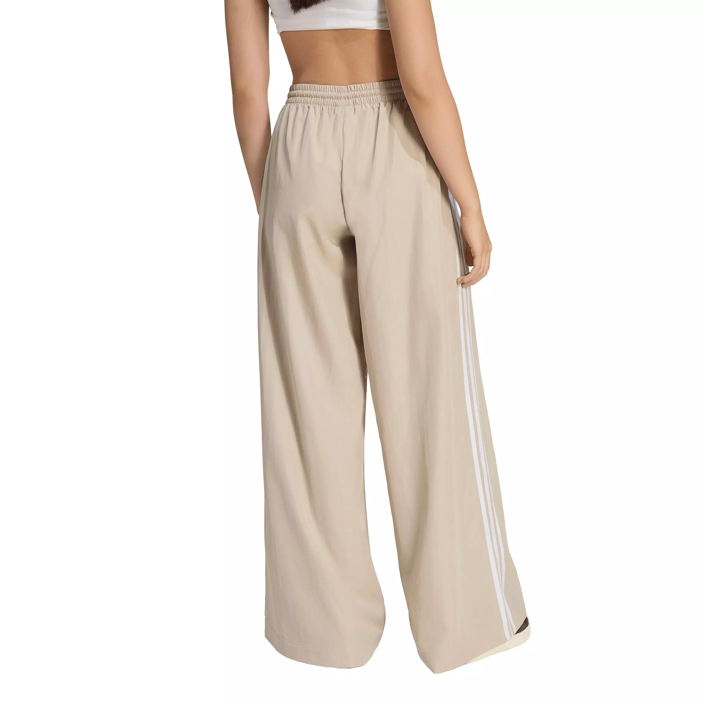 adidas Originals Women's Firebird Adilenium Track Pants - Khaki/White - KHAKI/WHITE