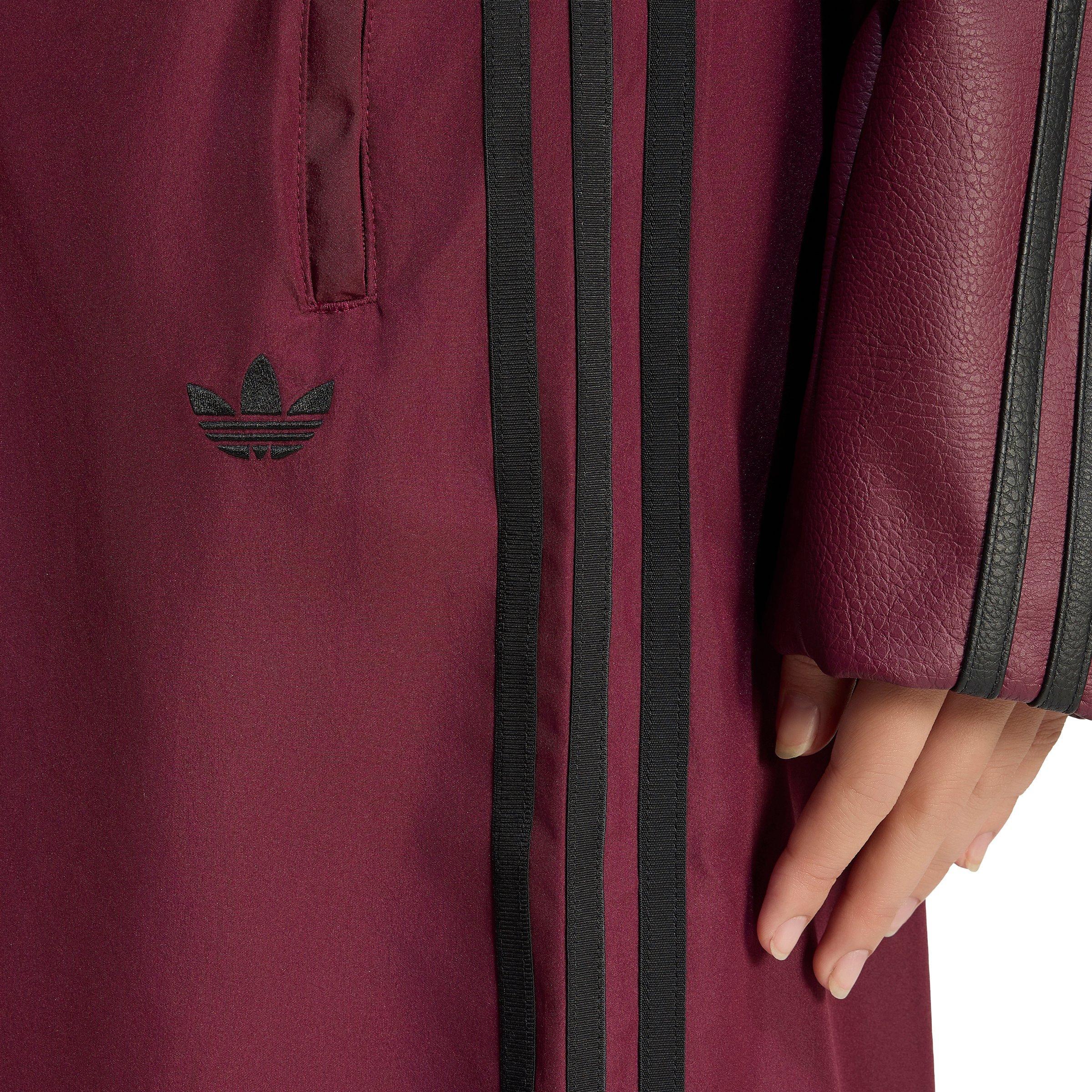 adidas Originals Women's Firebird Adilenium Track Pants - Maroon/Black - MAROON/BLACK Thumbnail View 3
