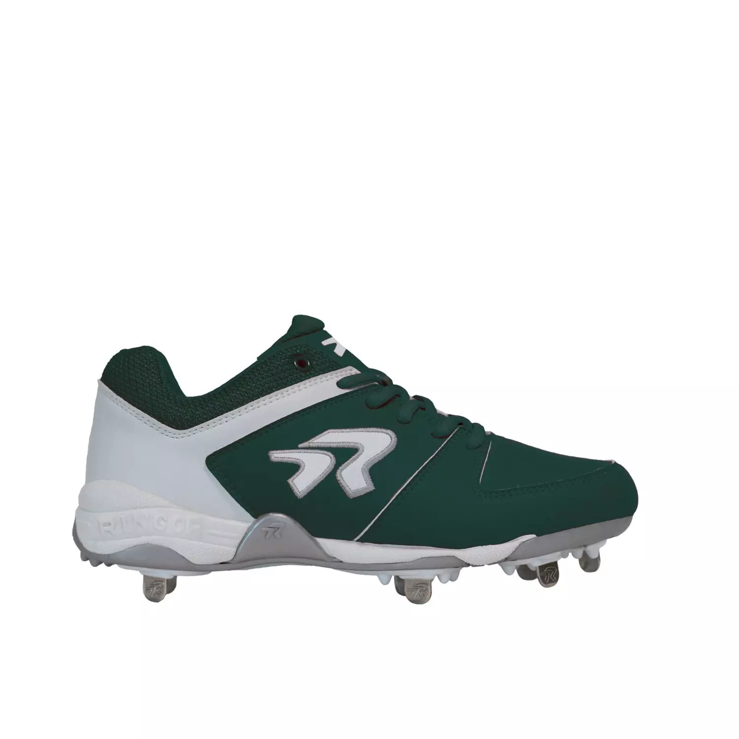 RIP-IT Ringor Flite "Green/White" Women's Softball Cleat with Spikes - GREEN/WHITE